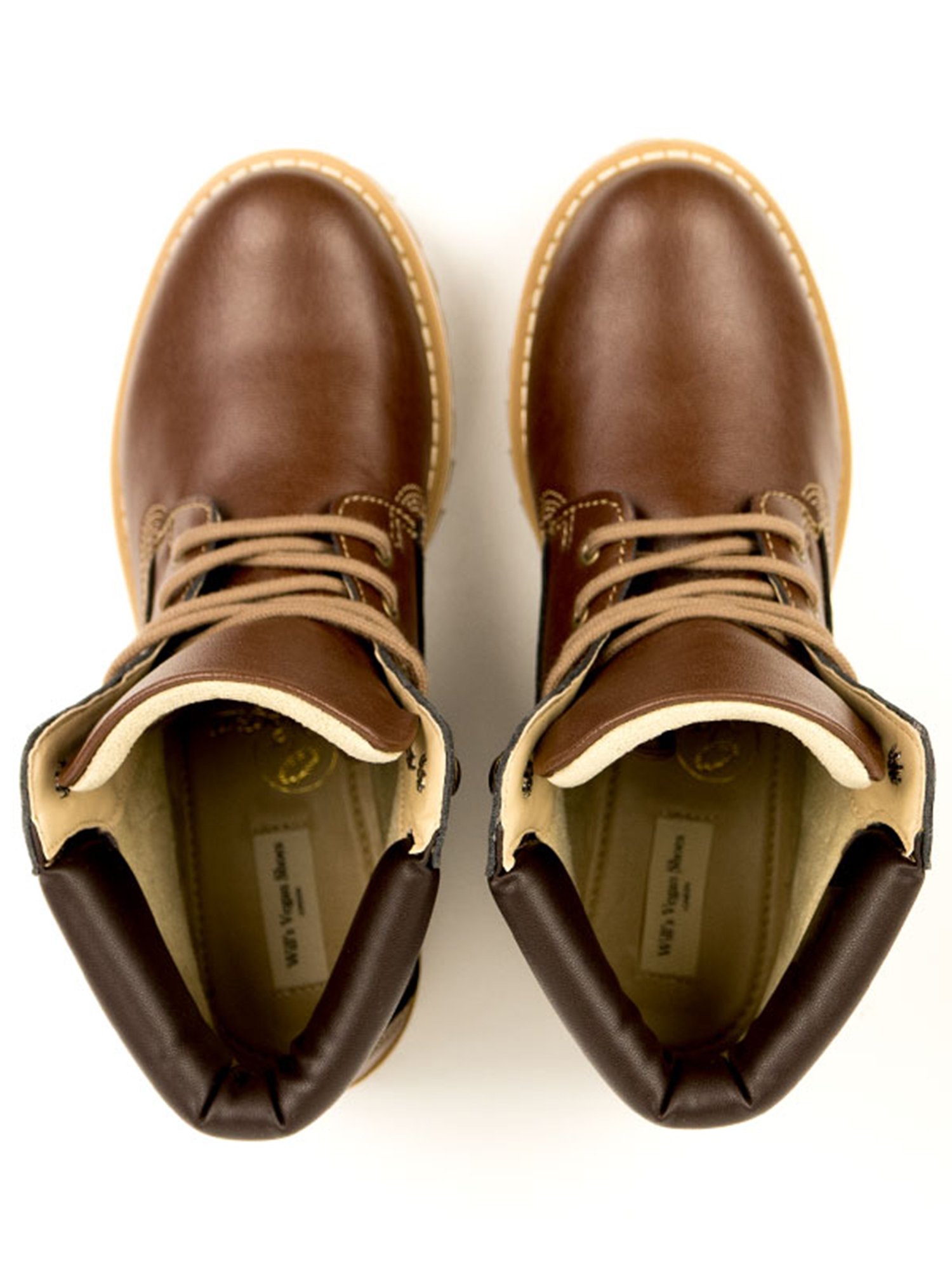 Will's Vegan Store men vegan Dock Boots Brown