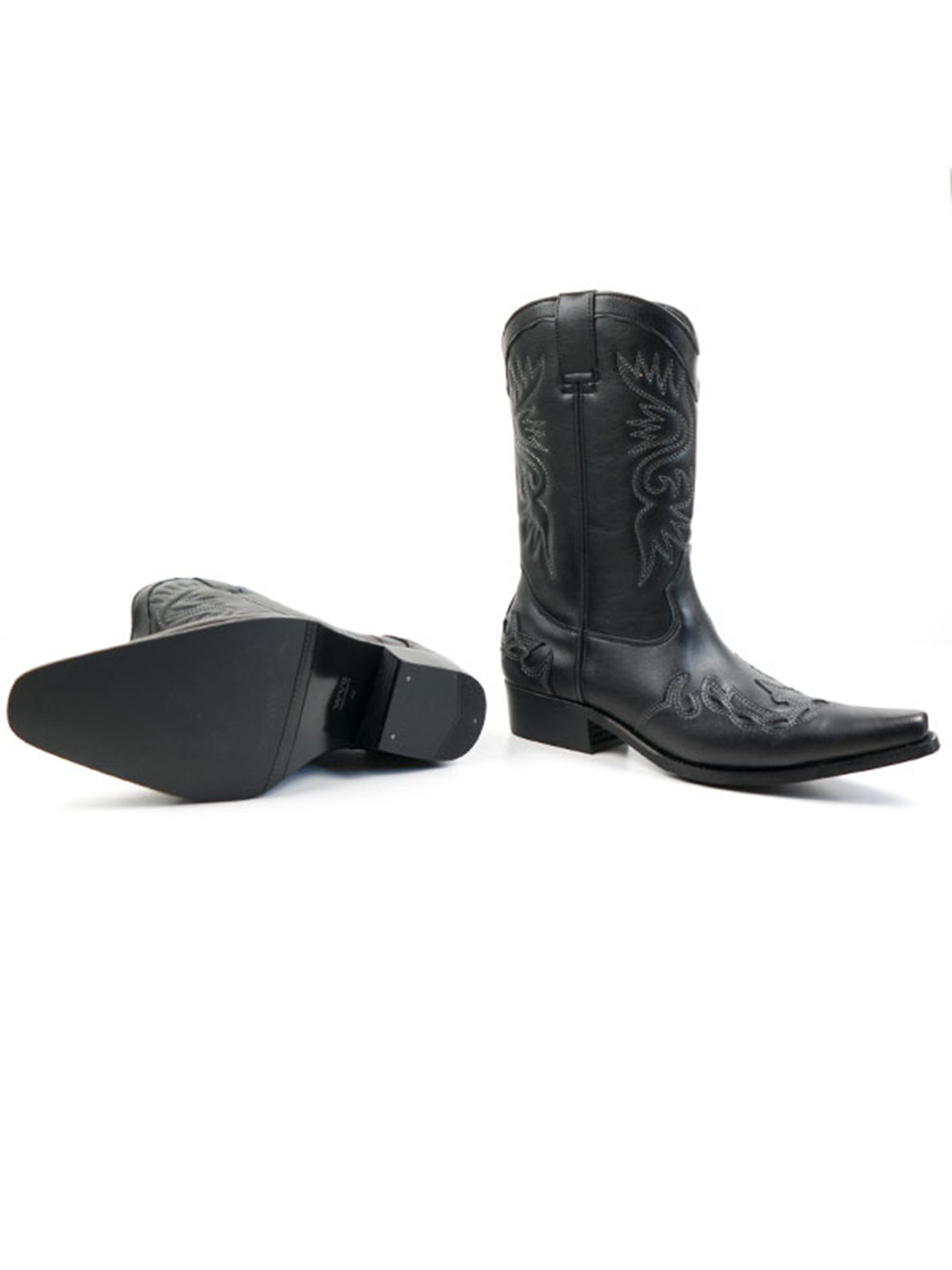 Will's Vegan Store men vegan Western Boots Black