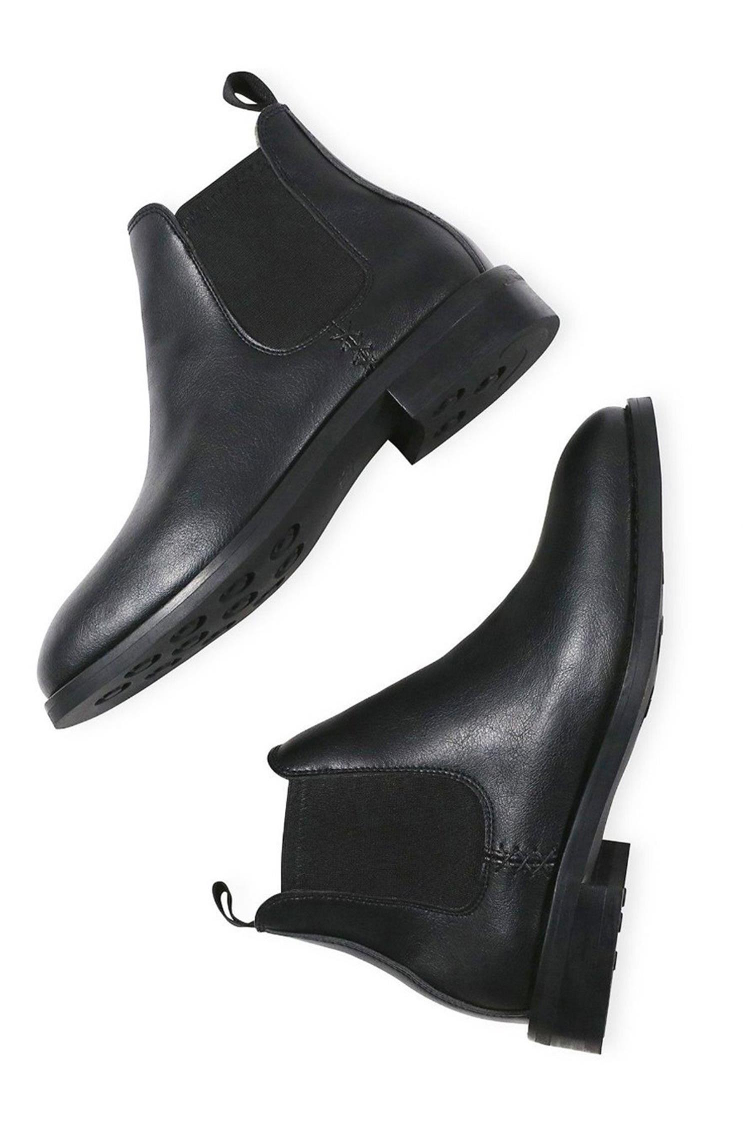 Image of Will's Vegan Store mannen vegan Chelsea Boots Zwart