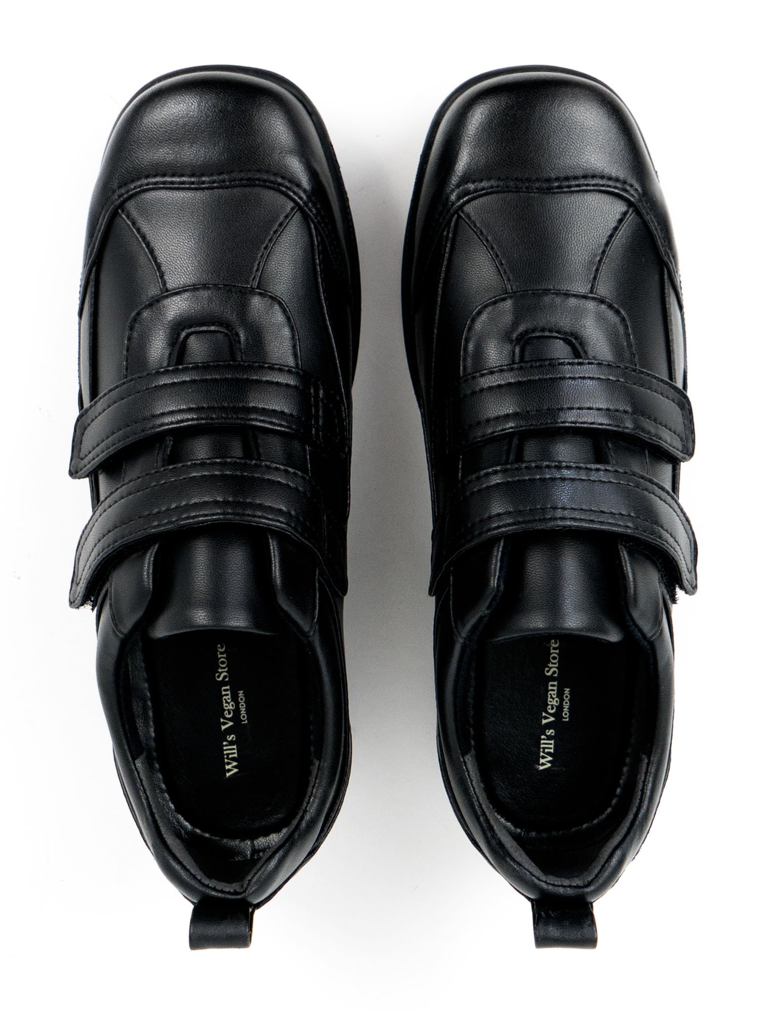 Will's Vegan Store Schoenen Klittenband Zwart 