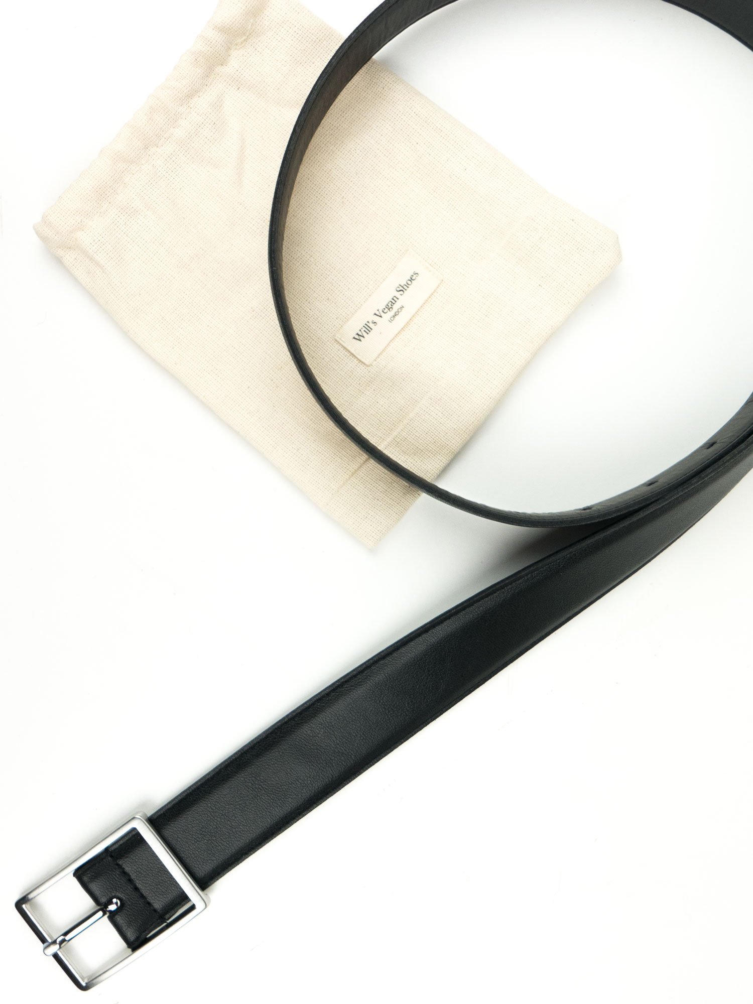 Will's Vegan Store men vegan Belt Geometric 3.5cm Black