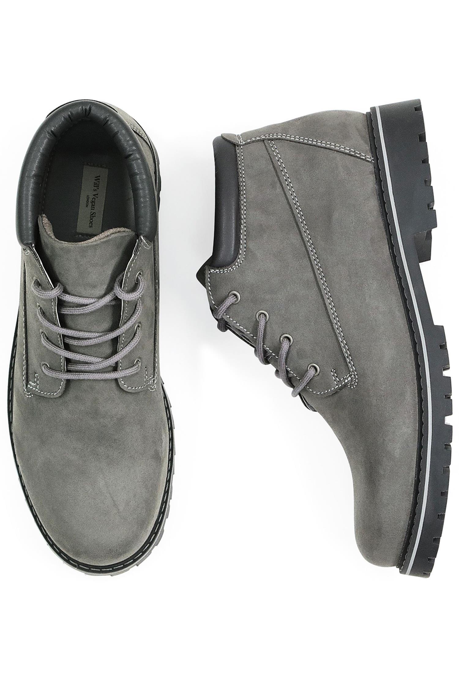 Image of Will's Vegan Store mannen vegan Low Dock Boots Grijs