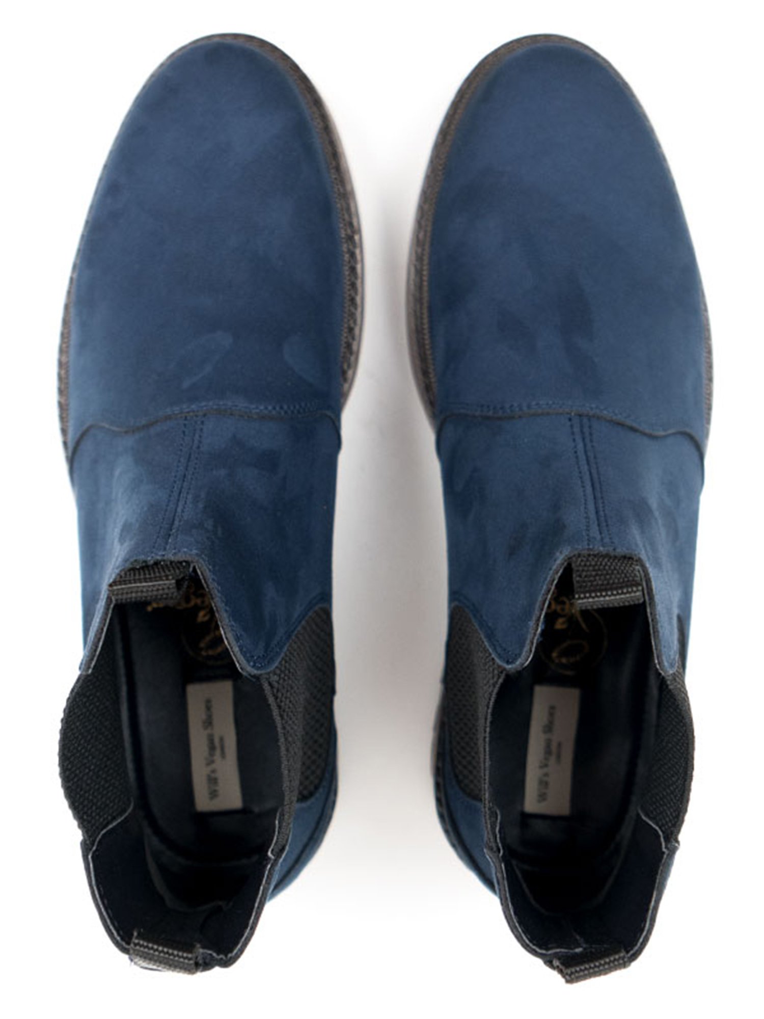 Will's Vegan Store womens vegan Chelsea Boots Continental Dark Blue