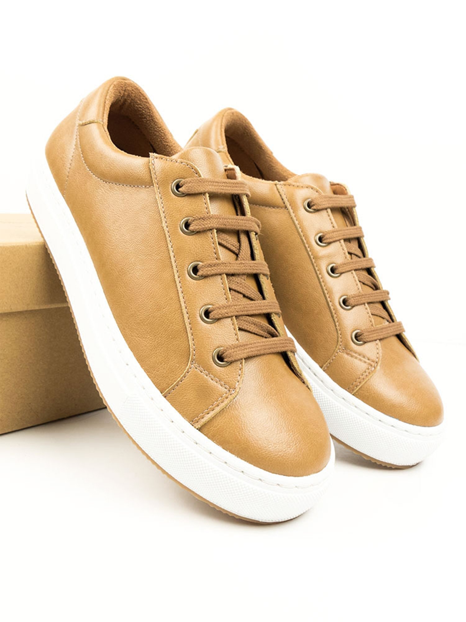 Will's Vegan Store Sneakers Smart Light Brown