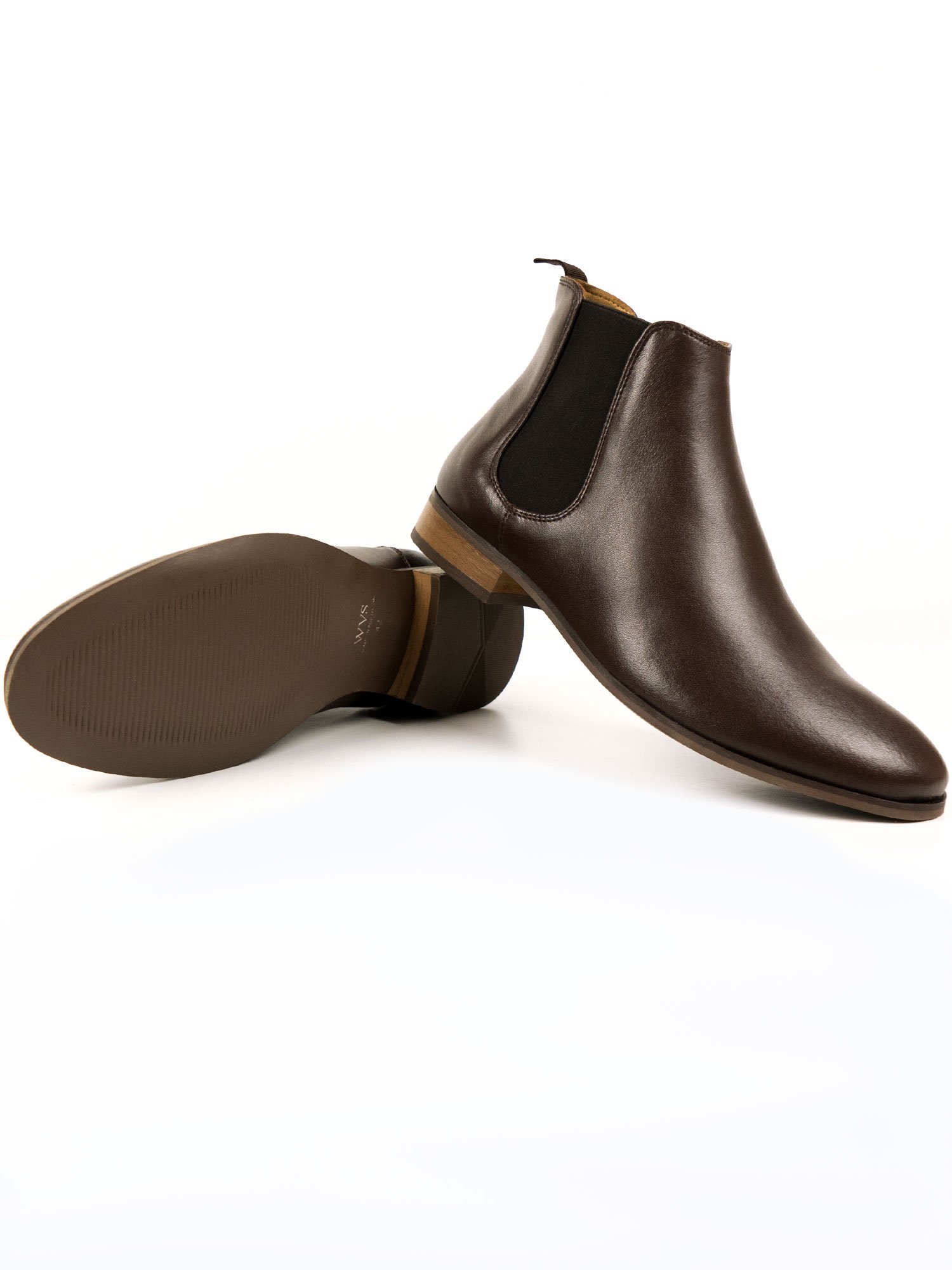 Will's Vegan Store men vegan Chelsea Boots Dark Brown