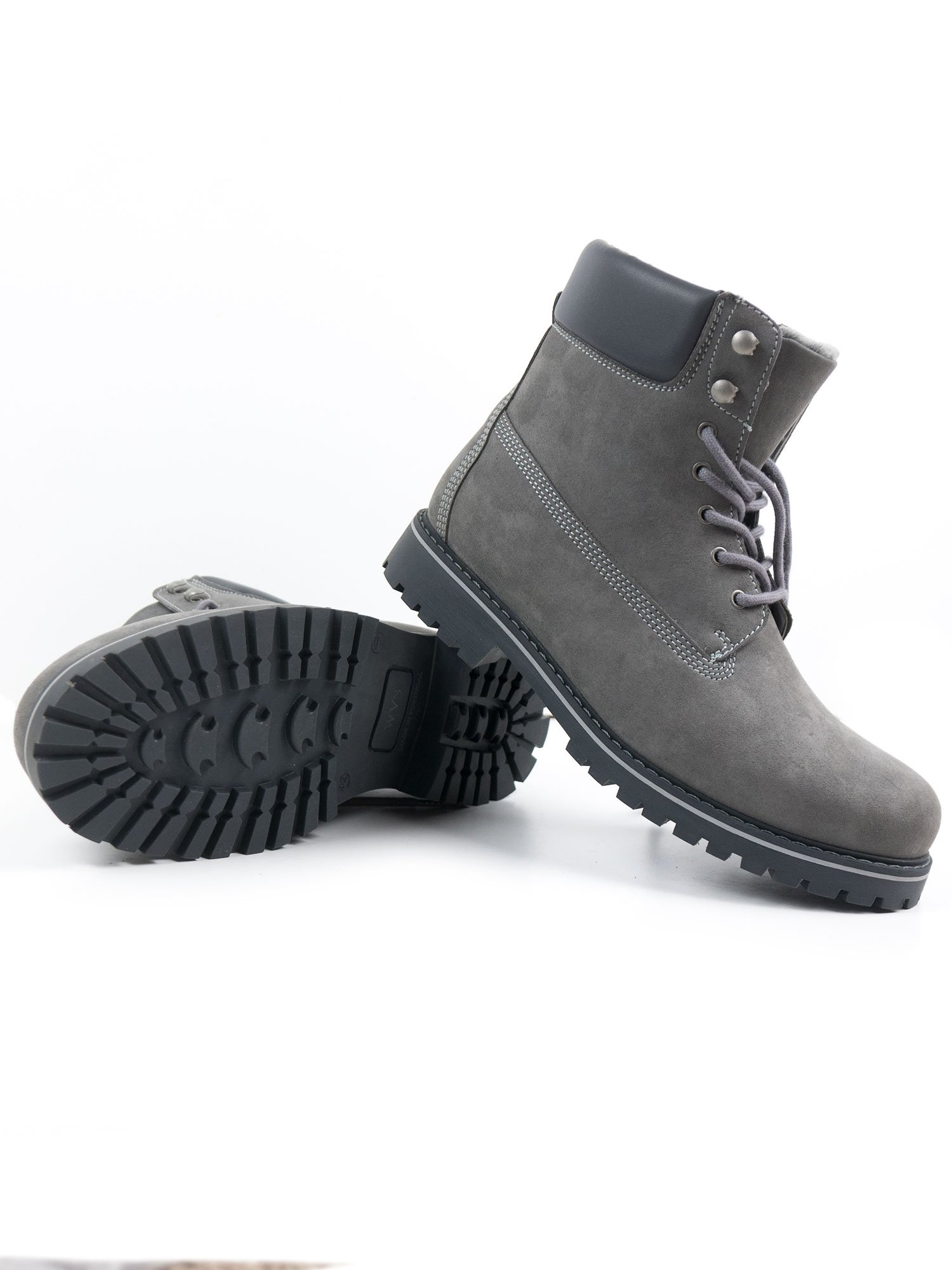 Will's Vegan Store womens vegan Dock Boots Insulated Grey