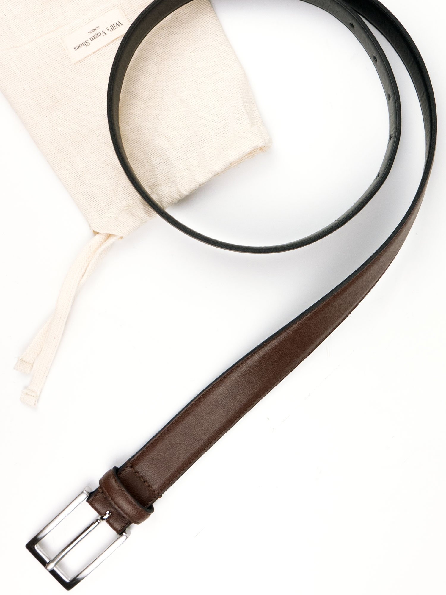 Will's Vegan Store men vegan Belt Classic 3 Cm Brown