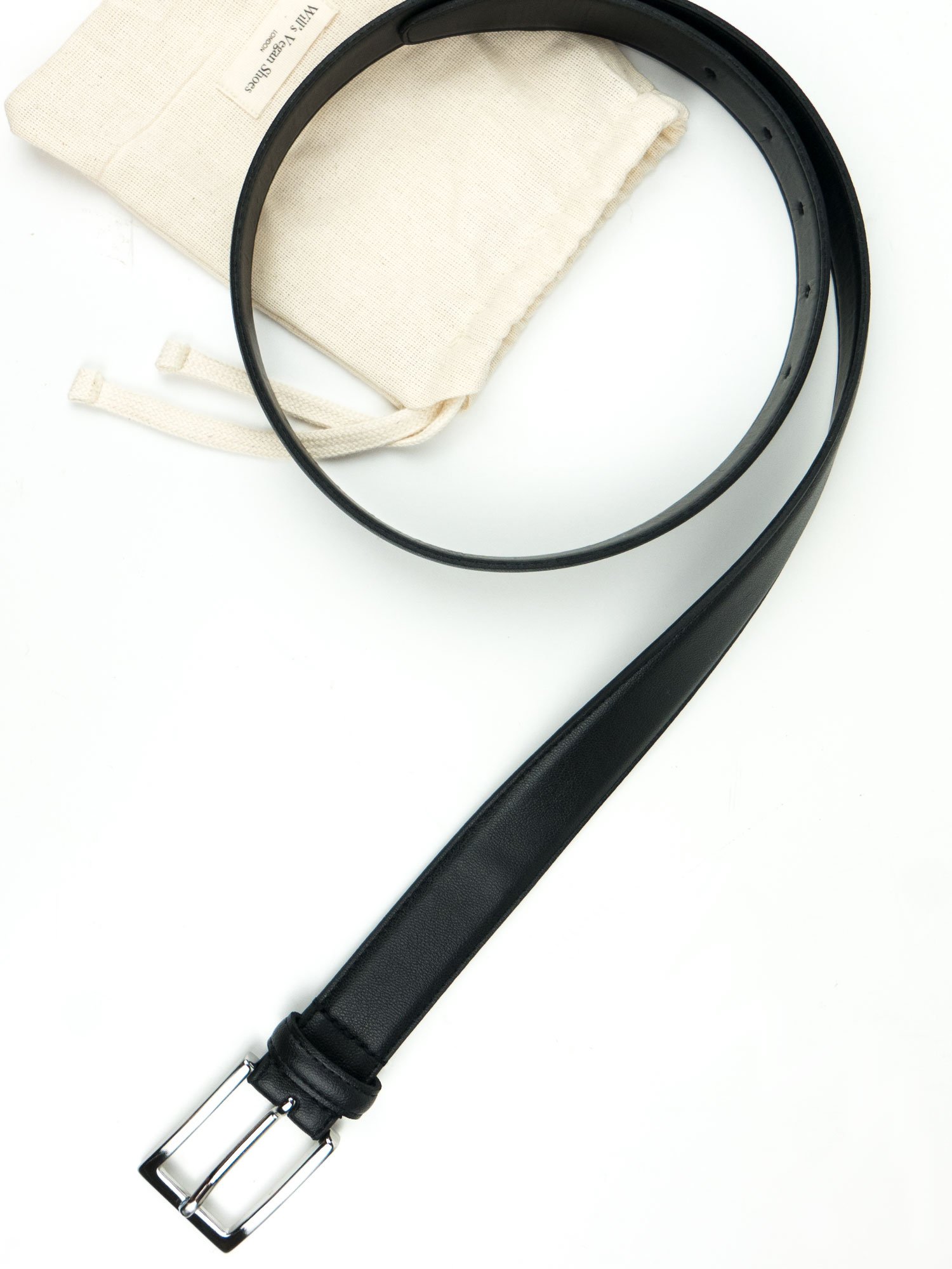 Will's Vegan Store men vegan Belt Classic 3 Cm Black