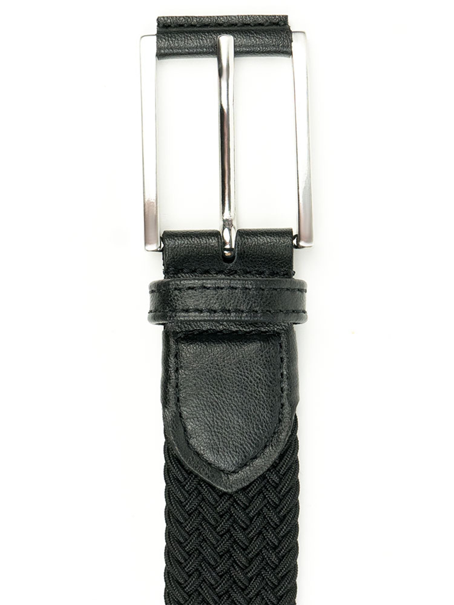 Will's Vegan Store men vegan Woven Belt 3.5 Cm Black