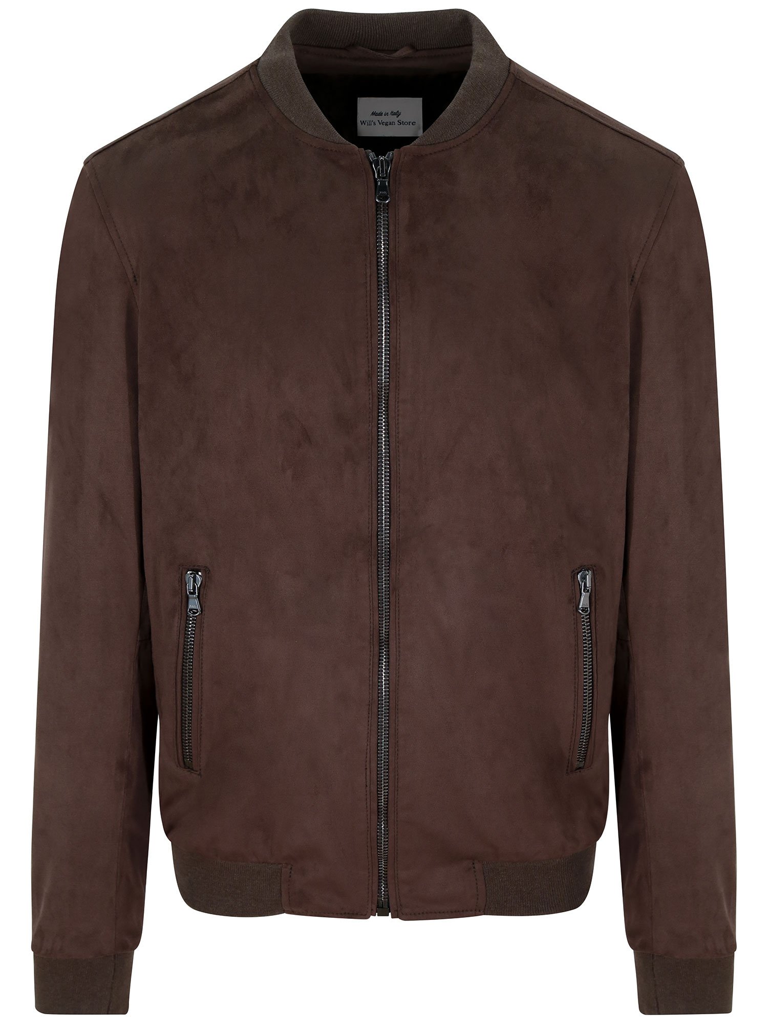 Will's Vegan Store Bomber Jacket Dark Brown