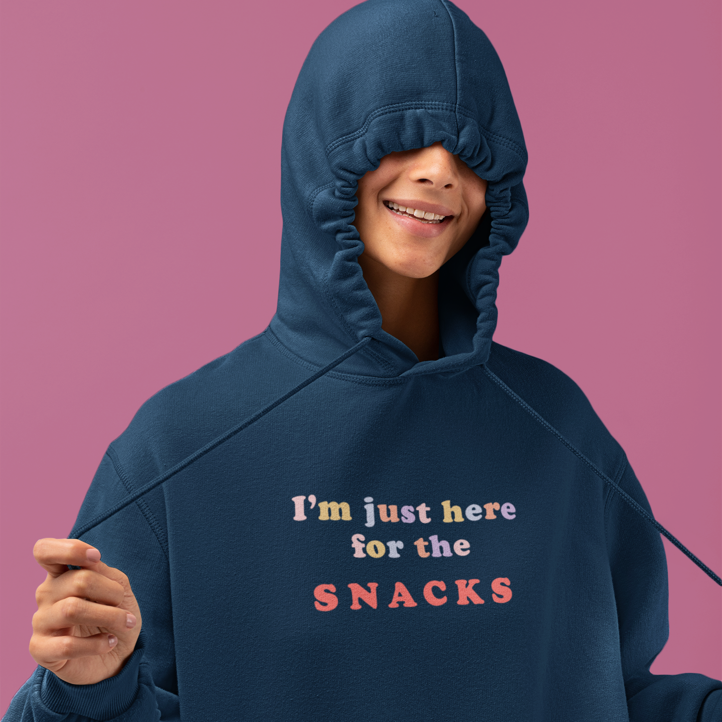 Oat Milk Club womens vegan Unisex Hoodie Snacks - Black