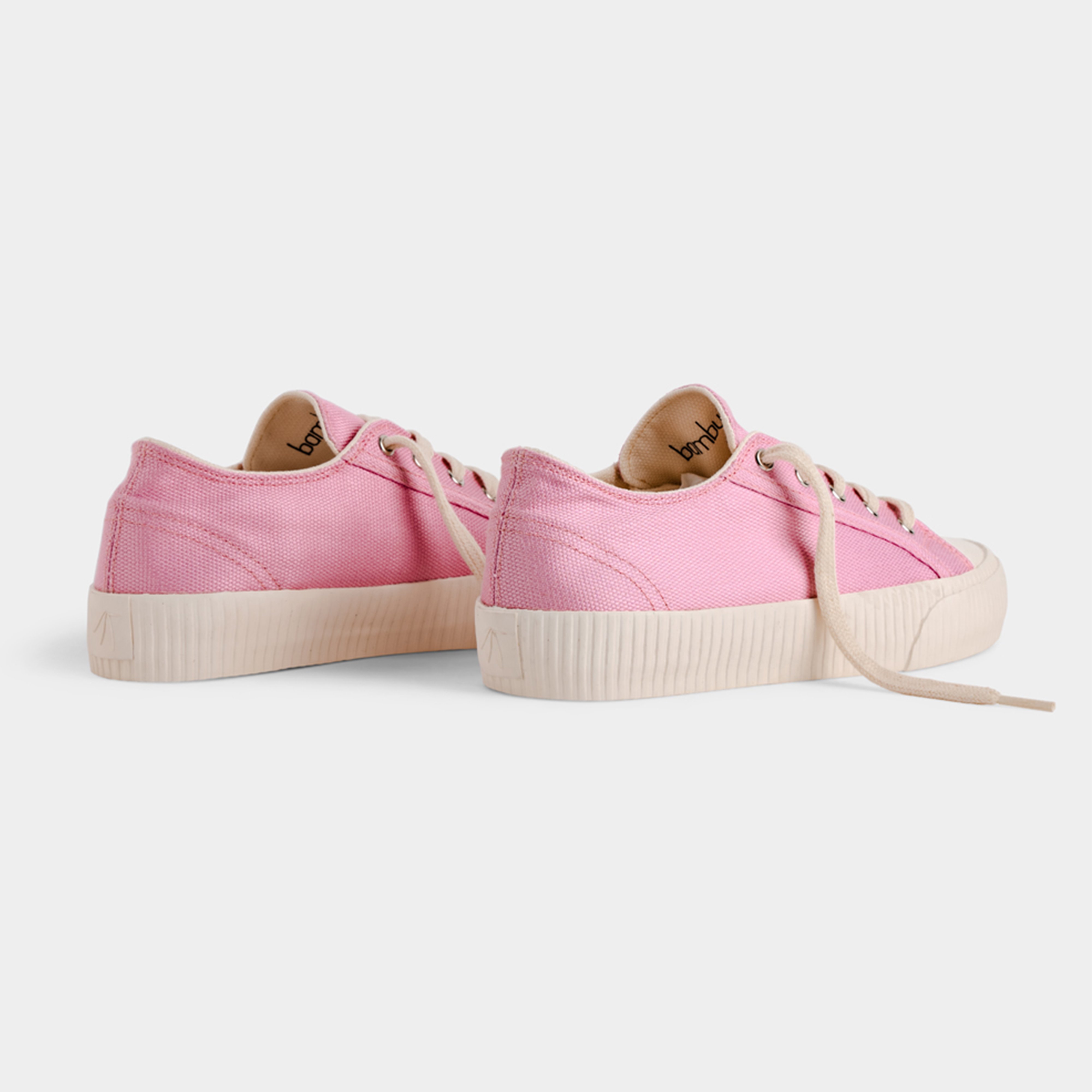 Bamburista womens vegan Sneakers Ladybug Low Pink