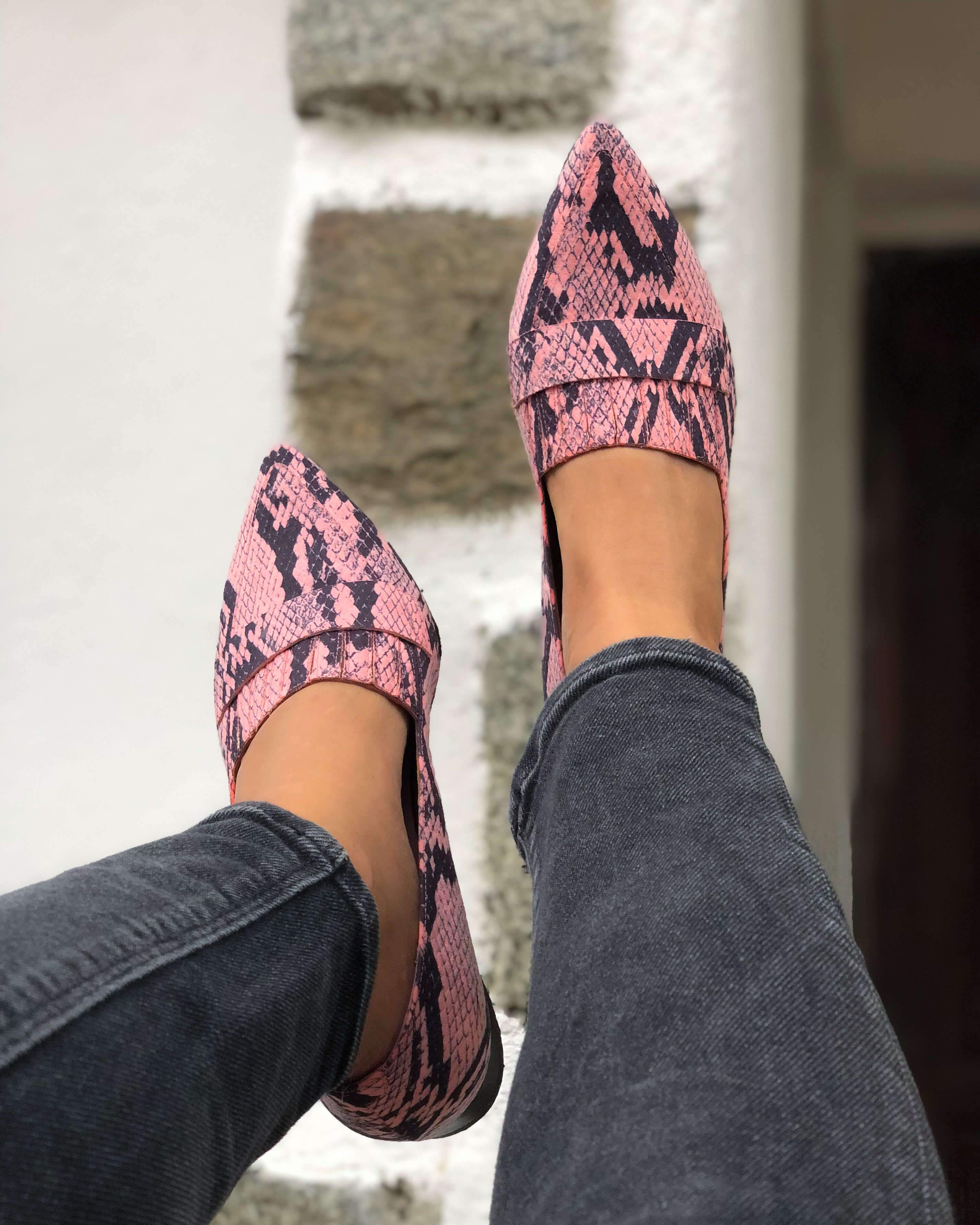 Momoc womens vegan Loafers Guadalquivir Pink