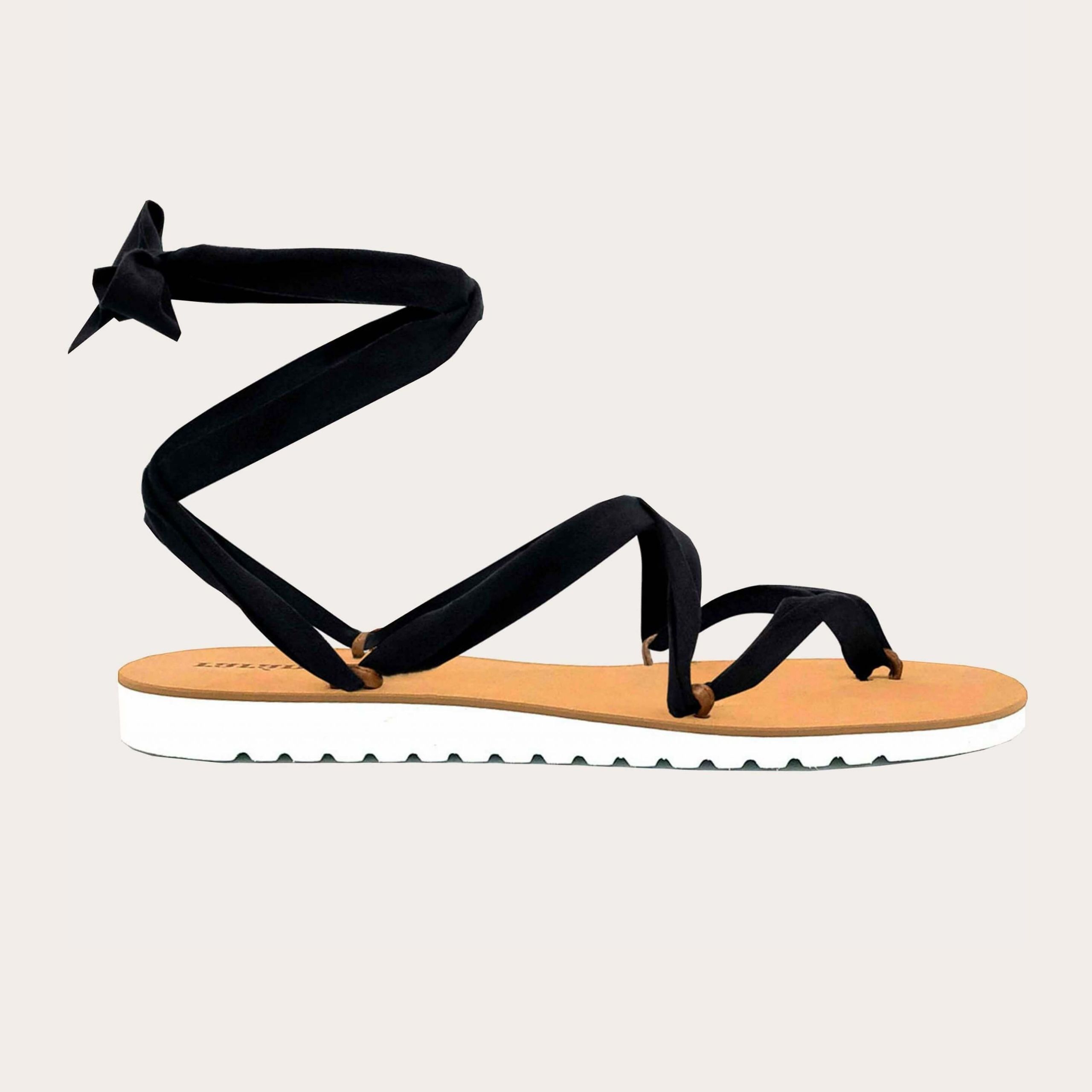 RarÃ¡muri unisex vegan Sandals Chalco Kids Black