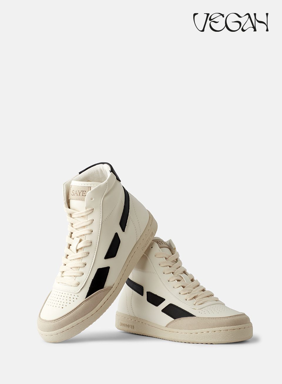 SAYE men vegan Sneakers Modelo '89 Hi Black