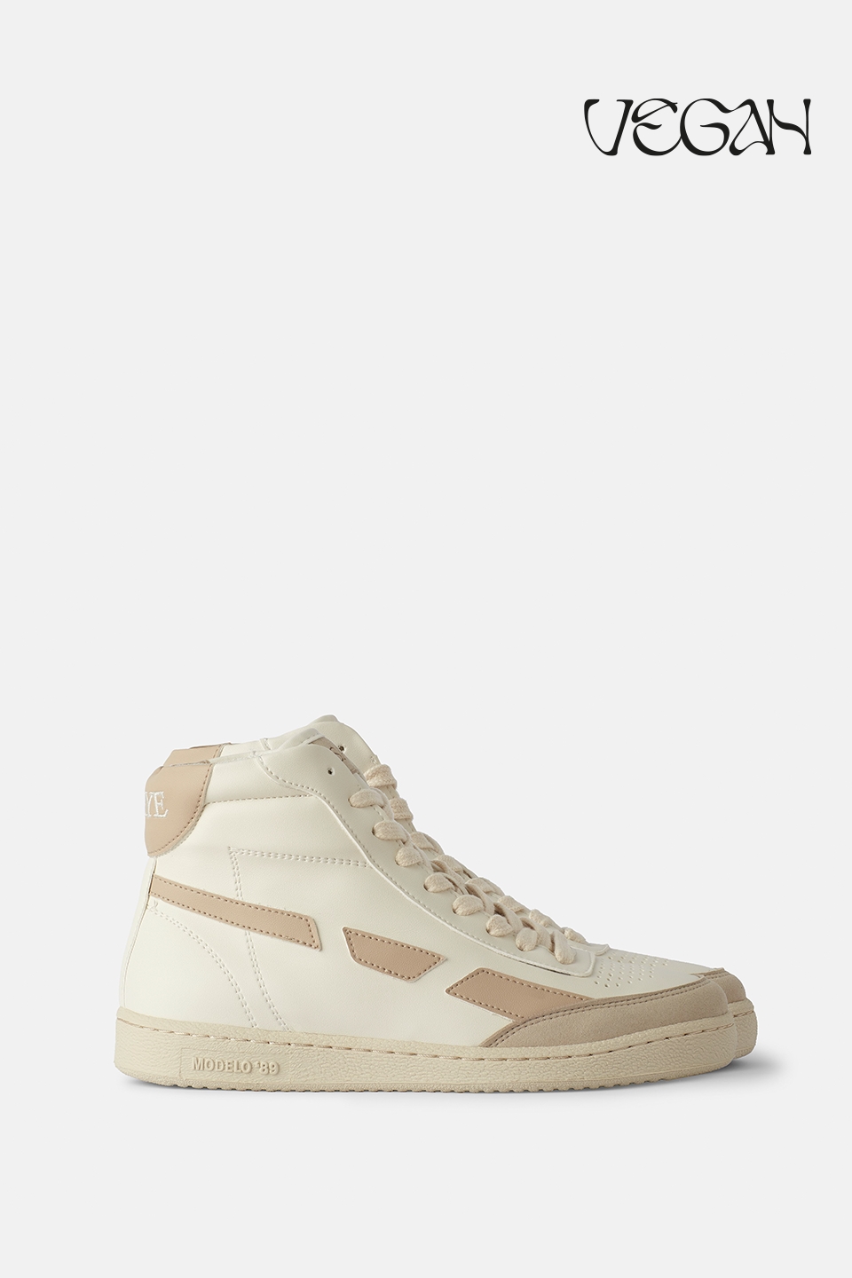 Image of SAYE mannen vegan Sneakers Modelo '89 Hi Beige