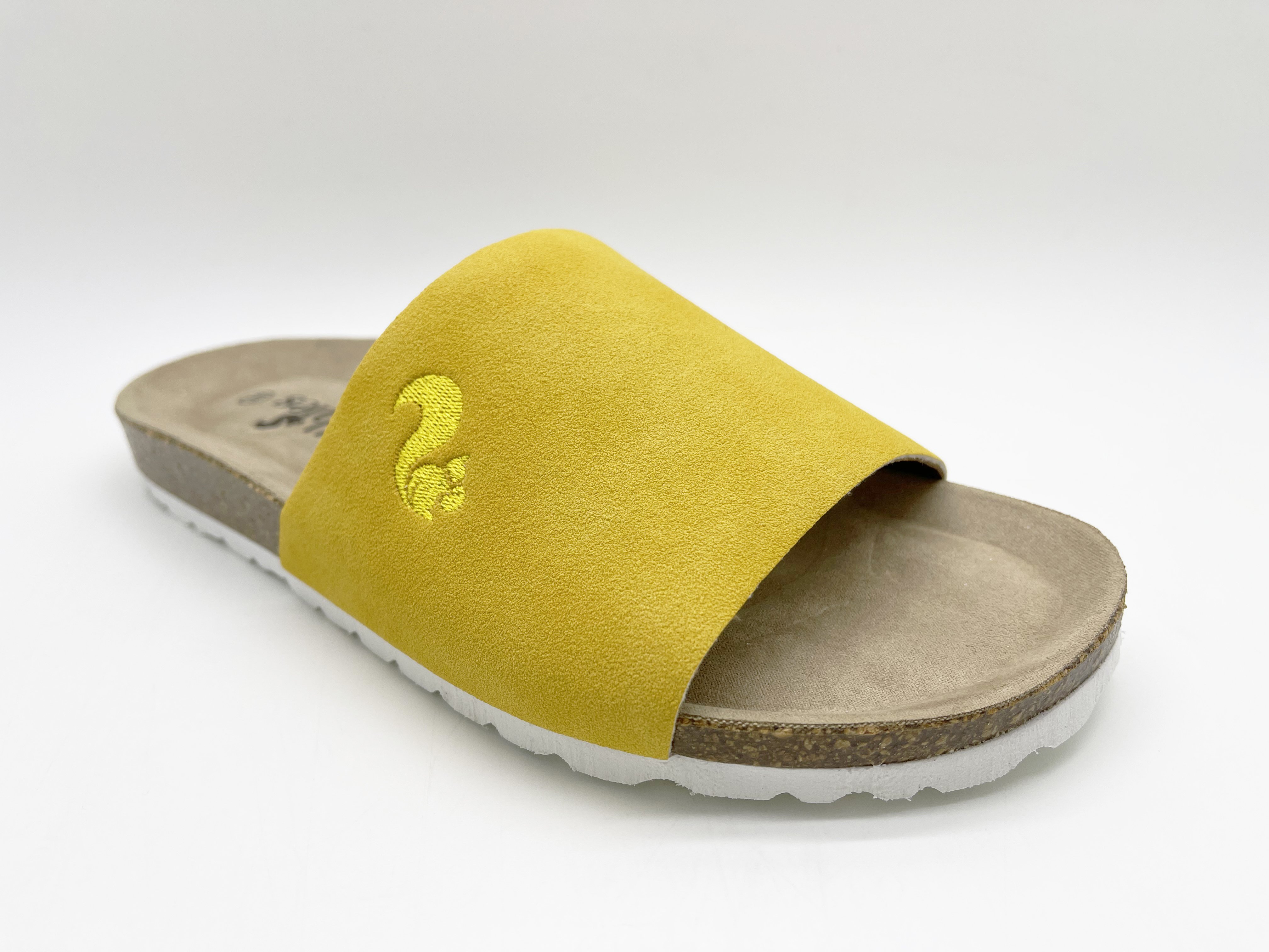 thies womens vegan Slippers Eco Pool Yellow