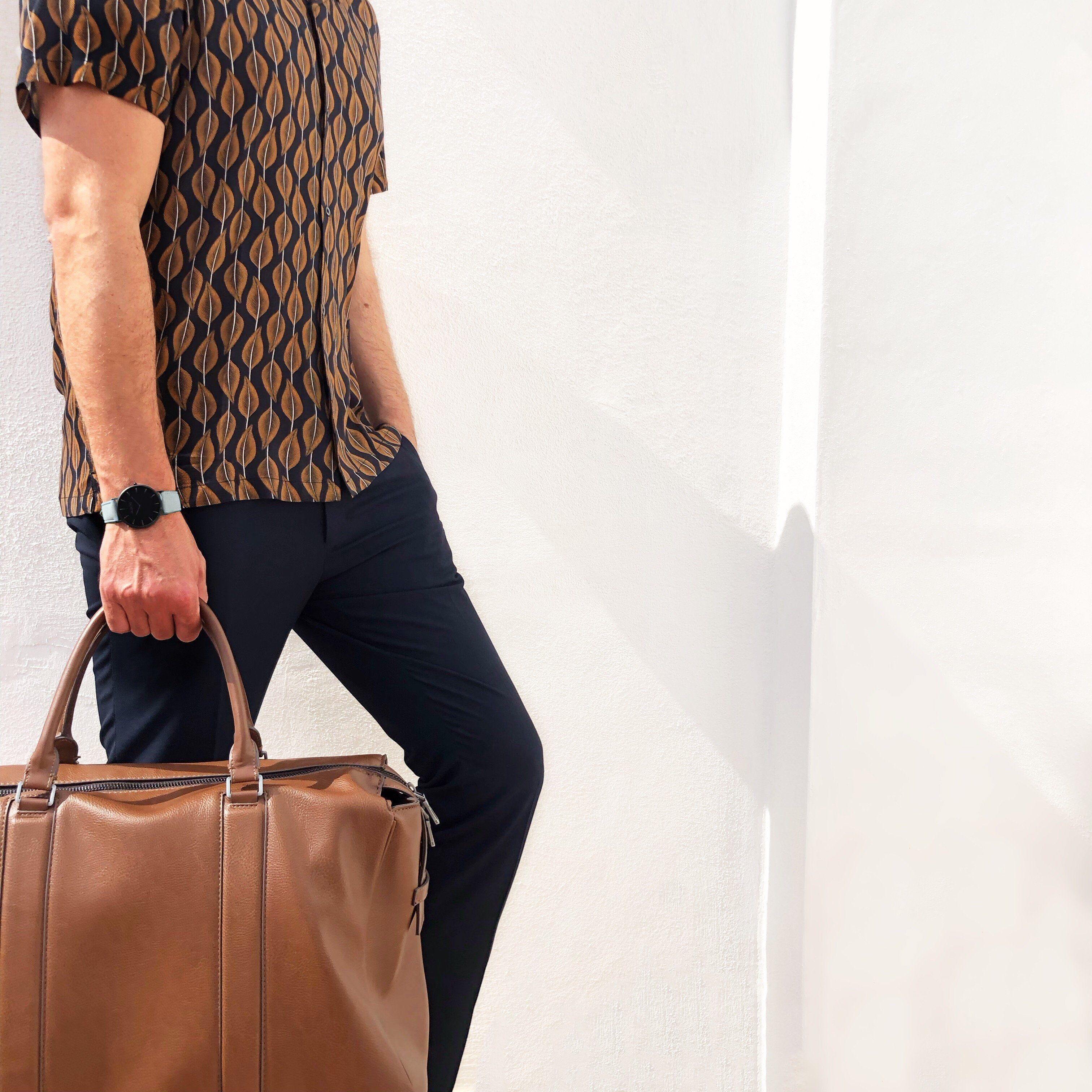 Hurtig Lane Hymnal Watch Vegan Suede All Black & Duck Egg