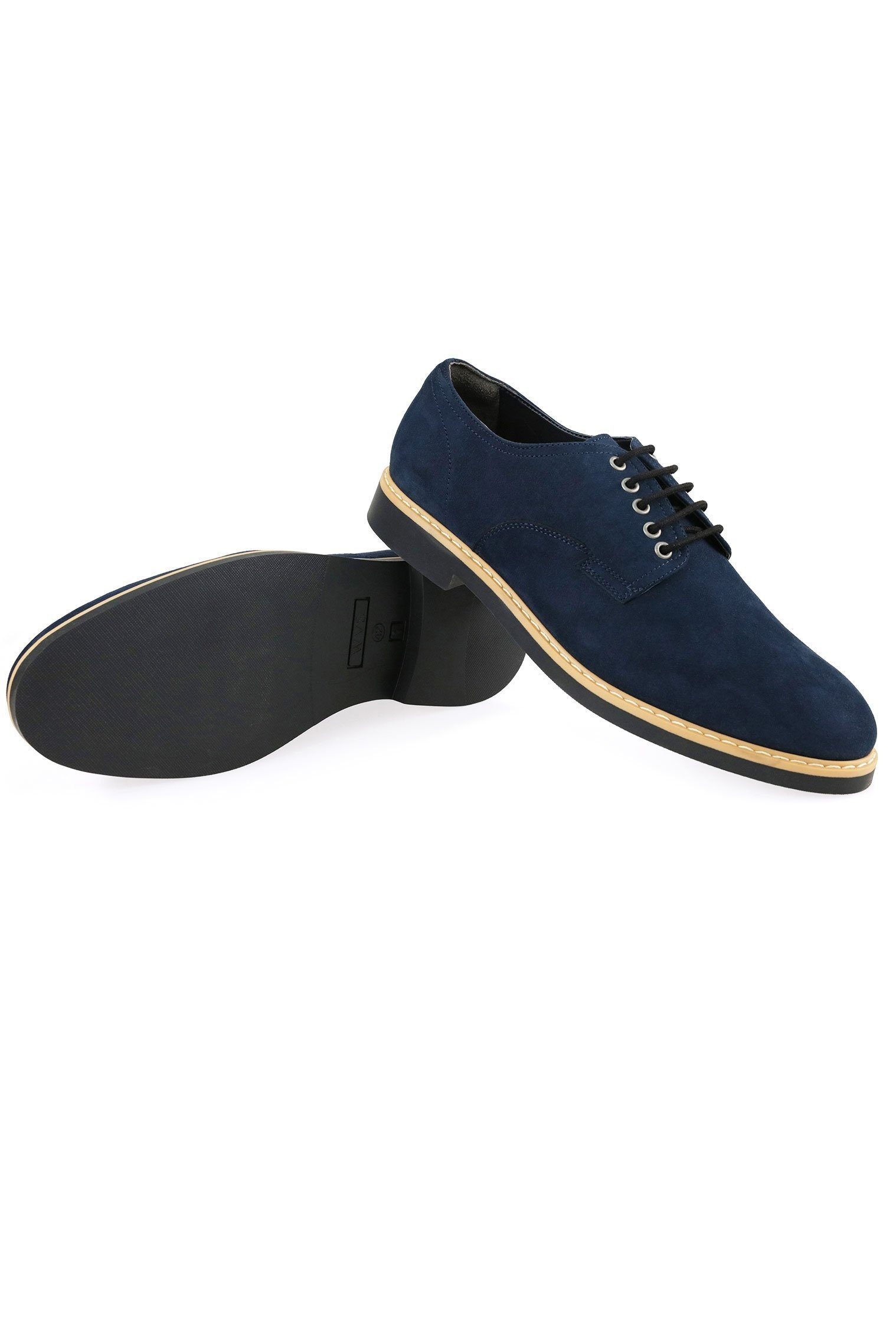 Image of Will's Vegan Store mannen vegan Signature Derby's Donkerblauw