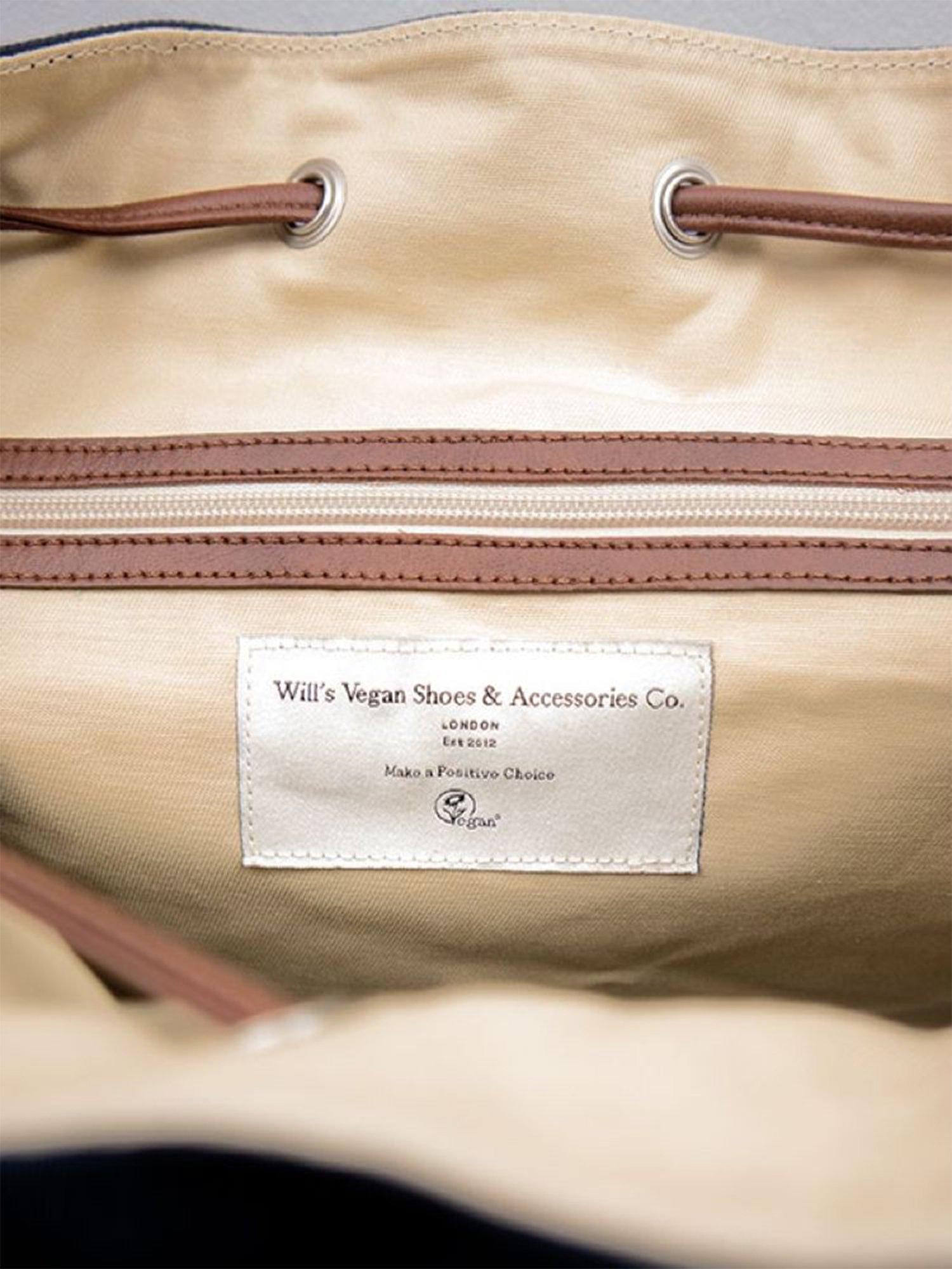 Will's Vegan Store Rugzak Duffel Zwart