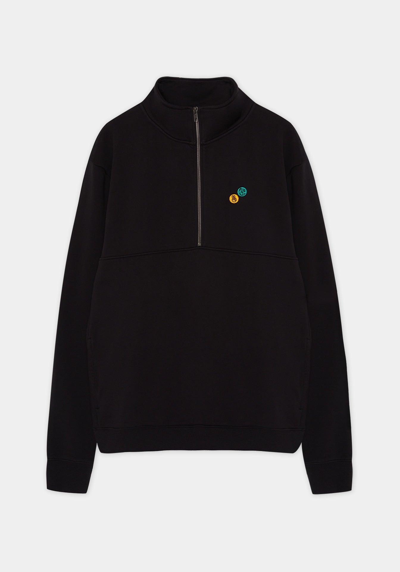 Hafendieb men vegan Fishing Club Troyer Sweater Black