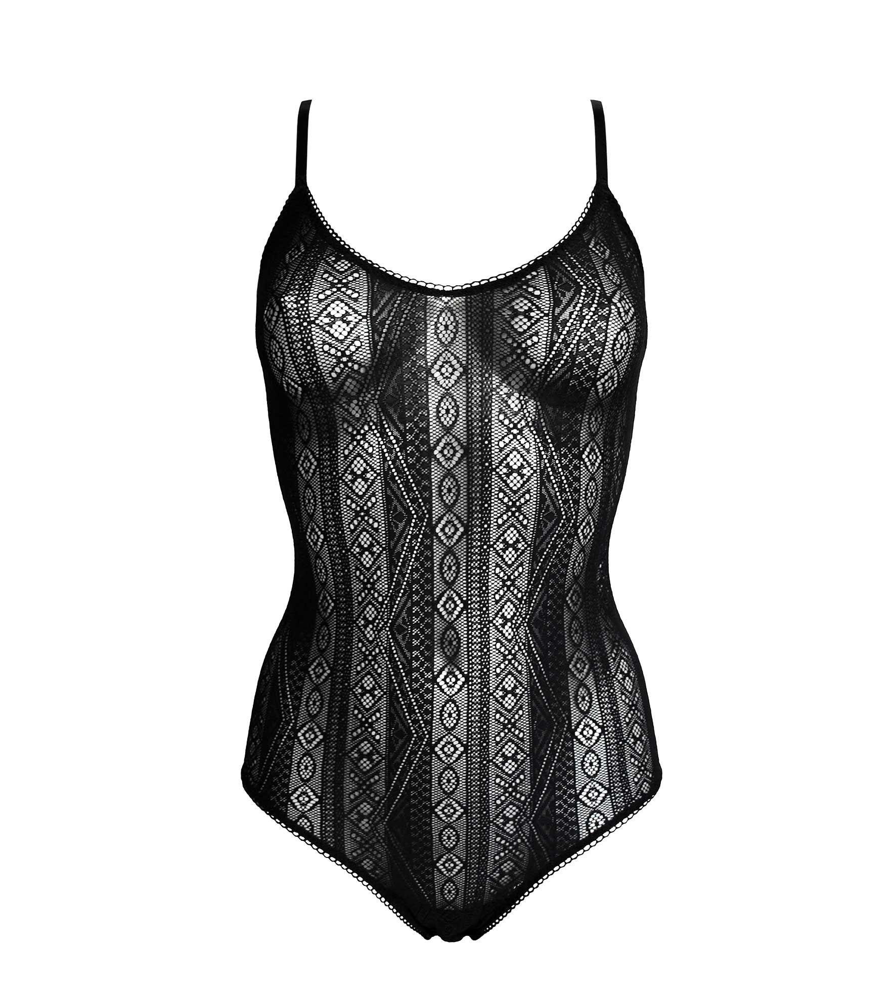 Anekdot womens vegan Bodysuit Darling Black