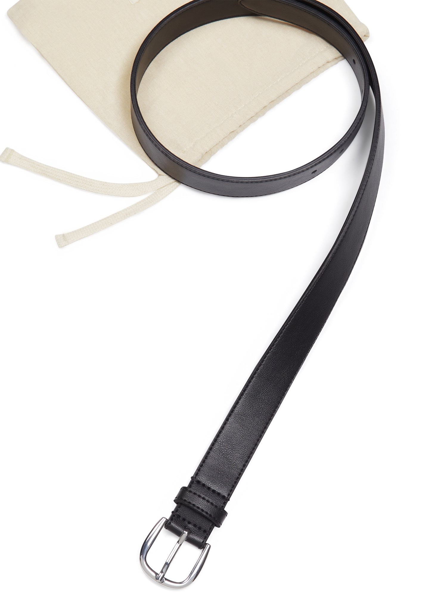 Will's Vegan Store men vegan Belt D-Ring Black
