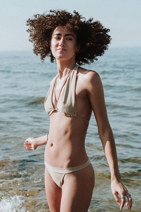 Image of Anekdot dames vegan Bikini Versatile + Cheeky Beige
