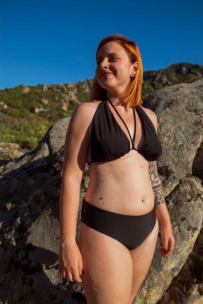Image of Anekdot dames vegan Bikini Versatile + Core Zwart