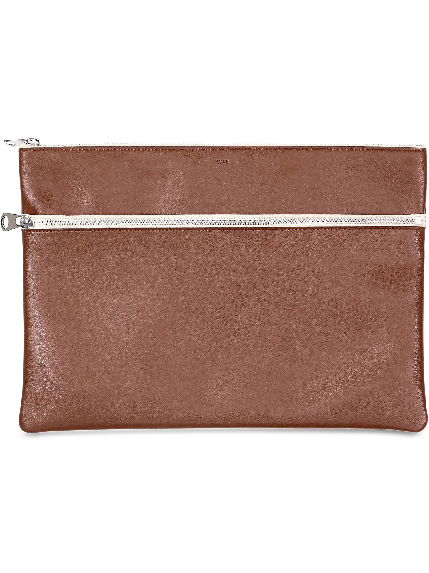 Will's Vegan Store Clutch Large Essential Flat Chestnut