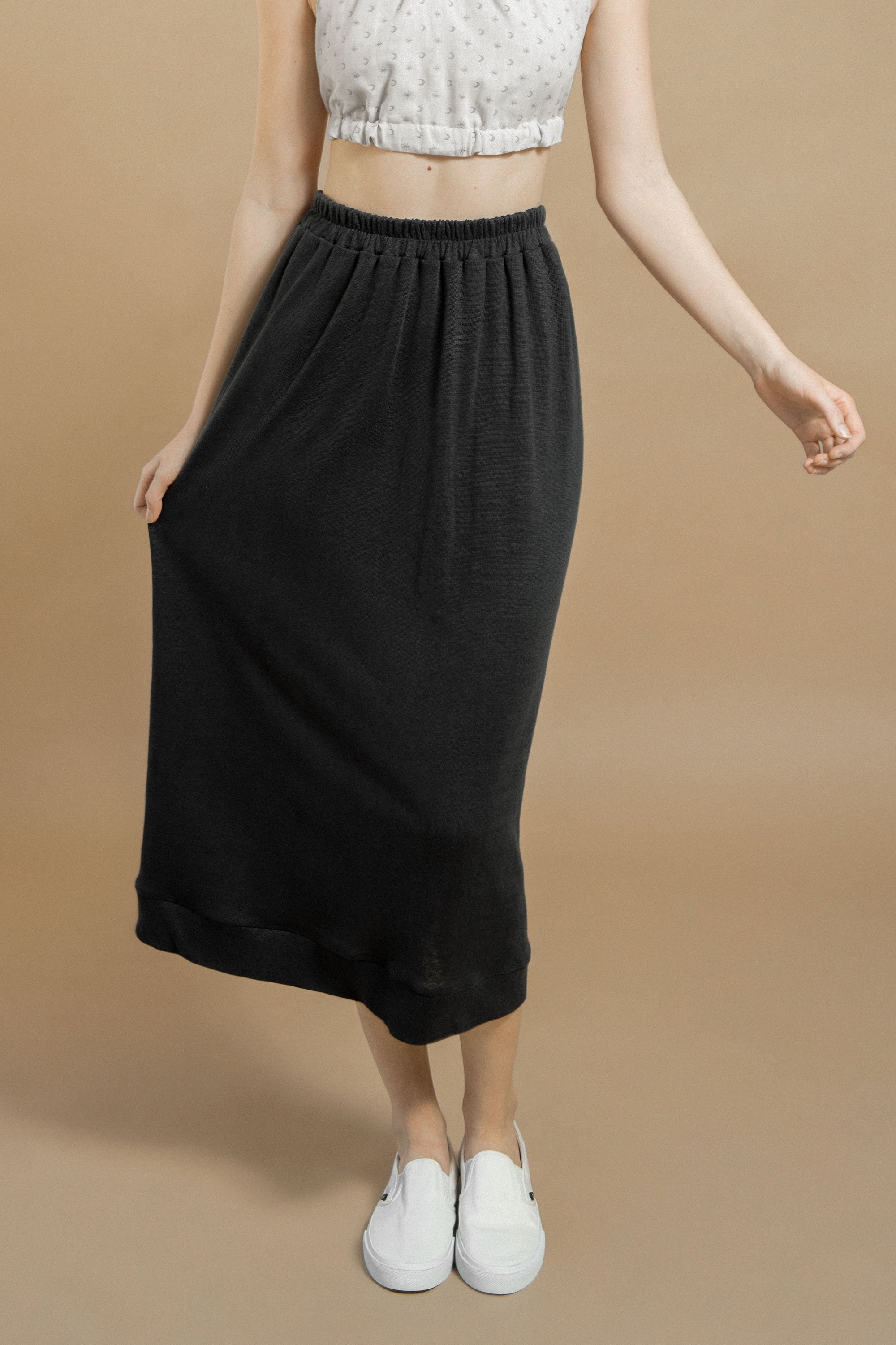 TAWAST womens vegan Skirt Oneness Jetstone