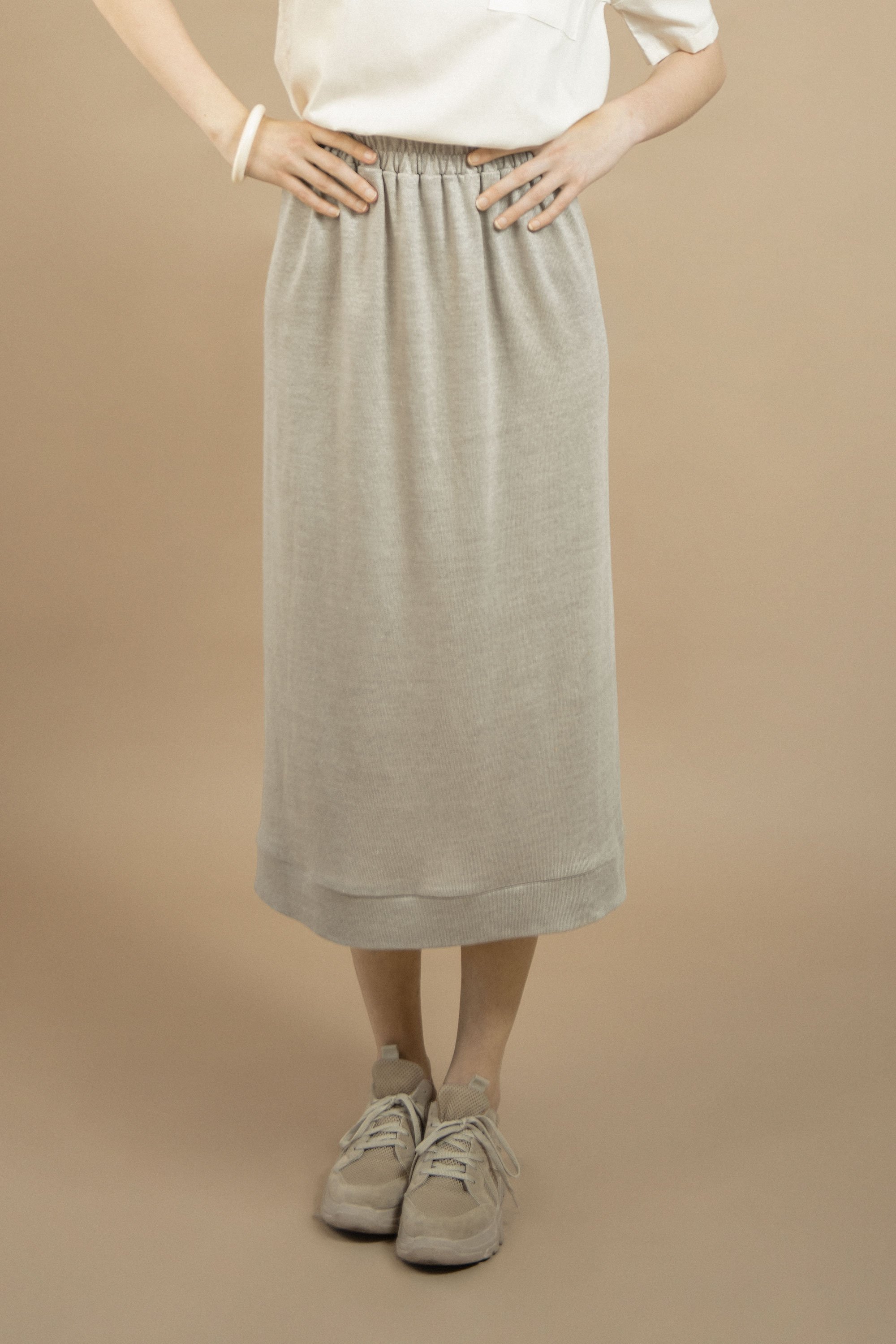 TAWAST womens vegan Skirt Oneness Sand