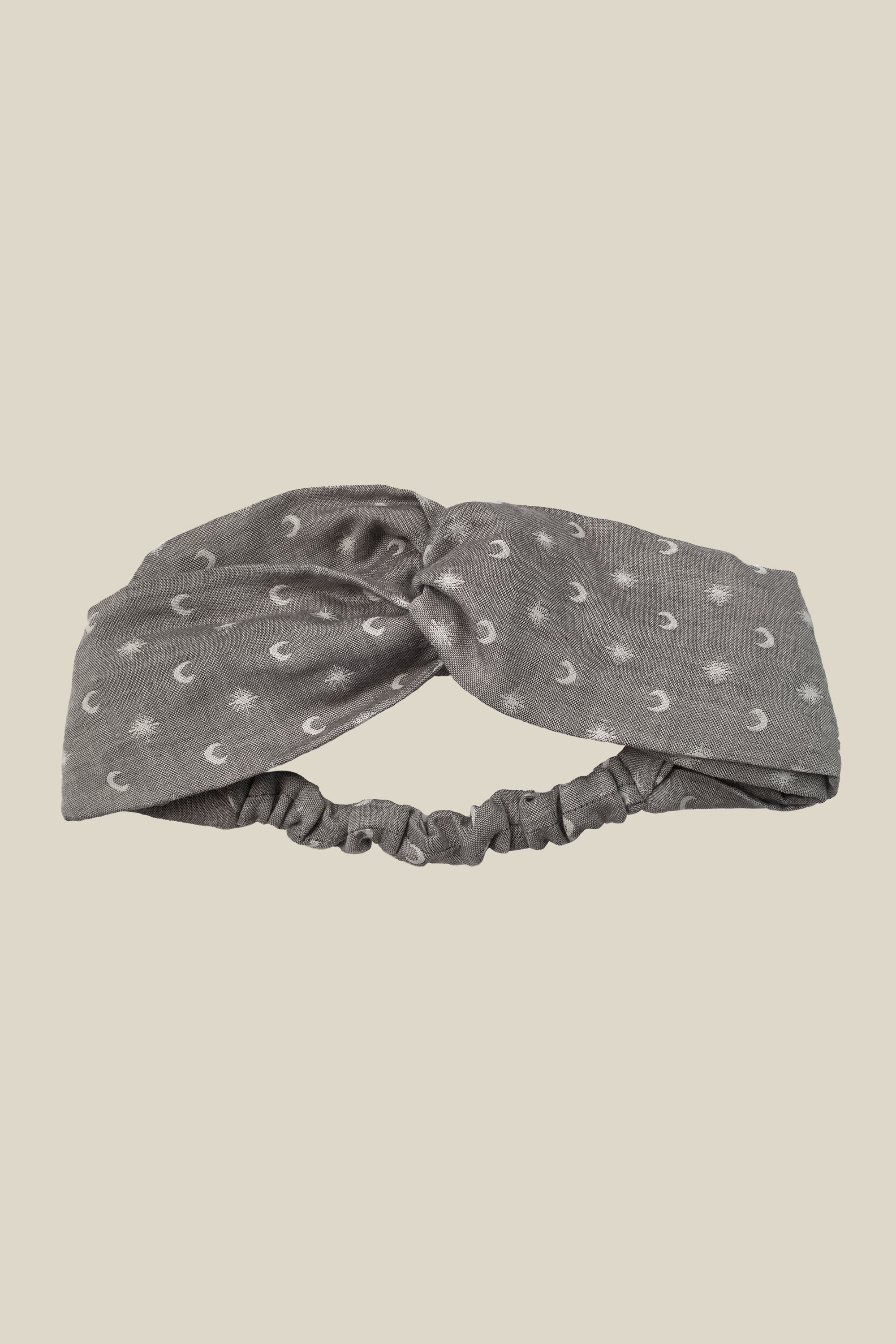 TAWAST womens vegan Headband Harmony Lunisolar Gray