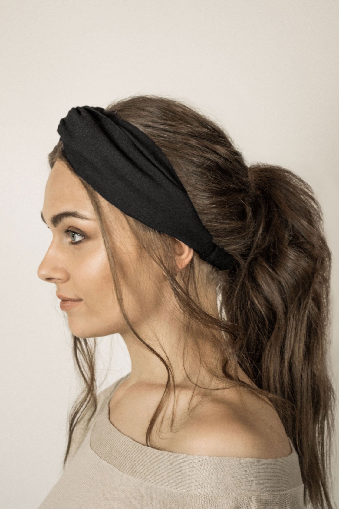 TAWAST womens vegan Headband Harmony Black