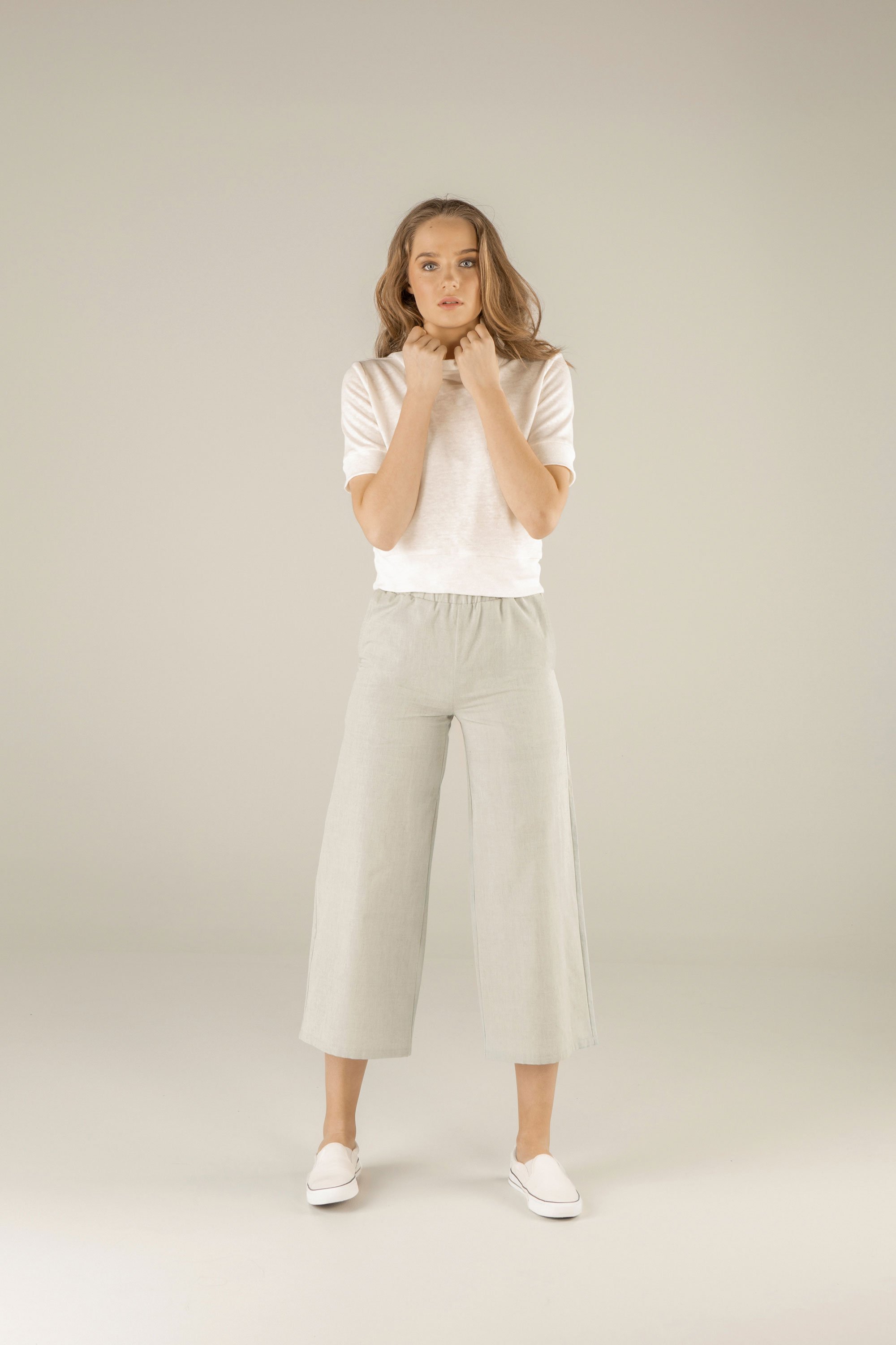 TAWAST womens vegan Top Rainfall Thoughts Seashell