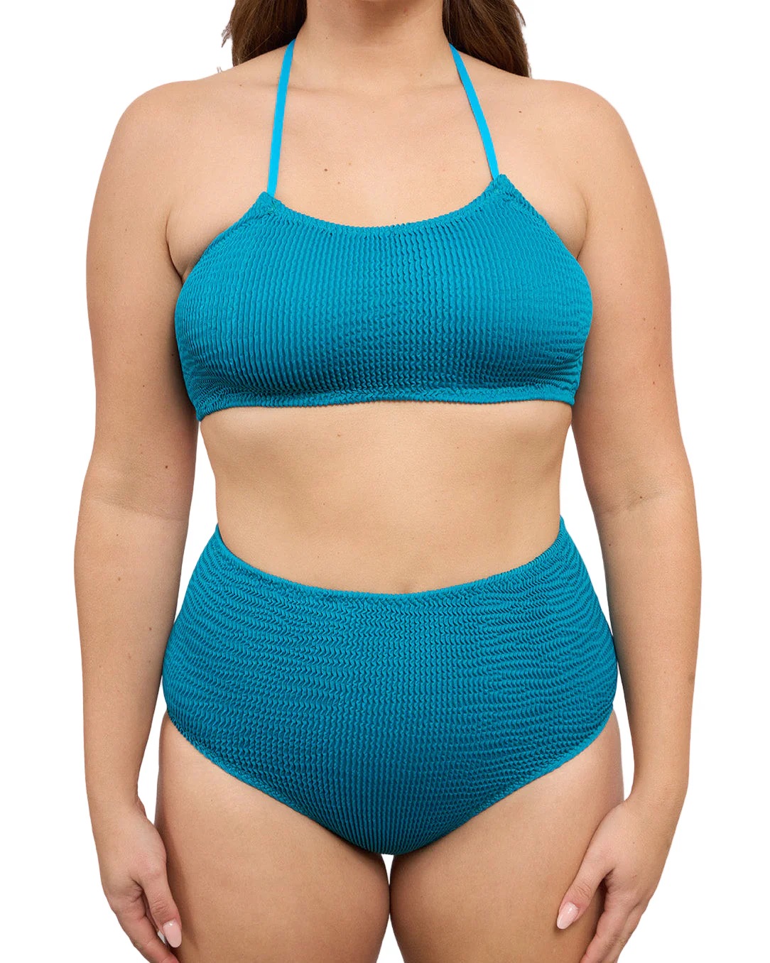 CALAMOON womens vegan Briefs Super High Blue