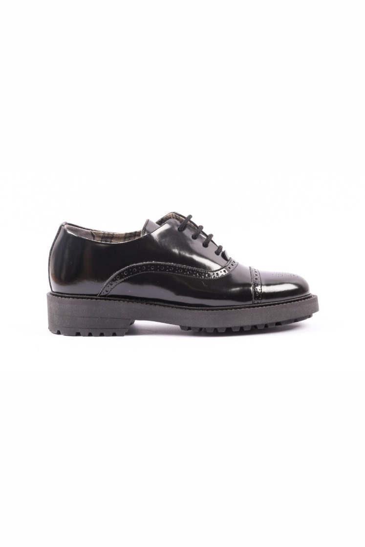 Image of Risorse Future dames vegan Schoenen Becky Oxford Zwart
