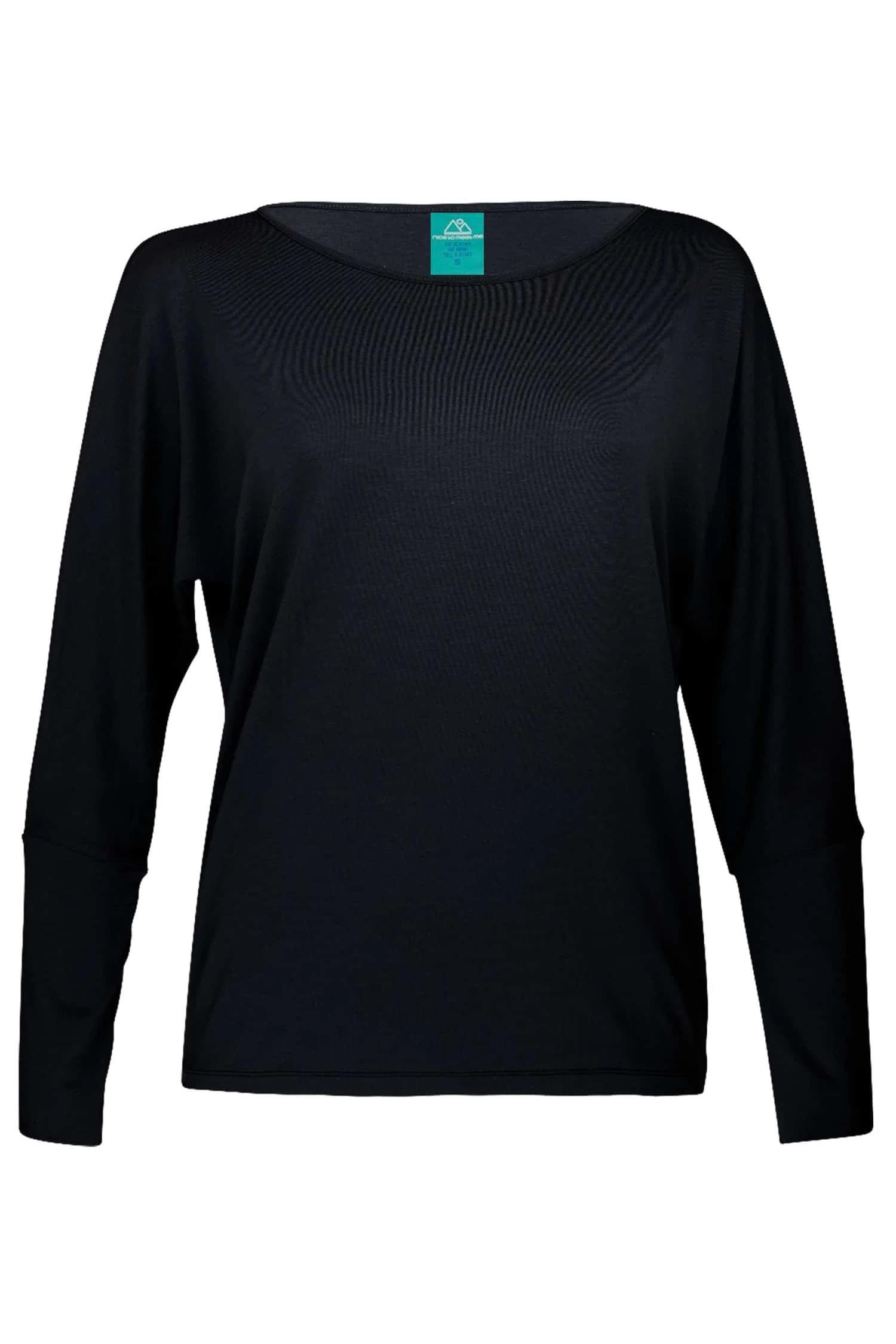 nice to meet me Damen vegan Top Cover Up Schwarz