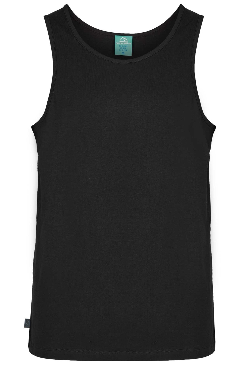 nice to meet me men vegan Active Tank Black