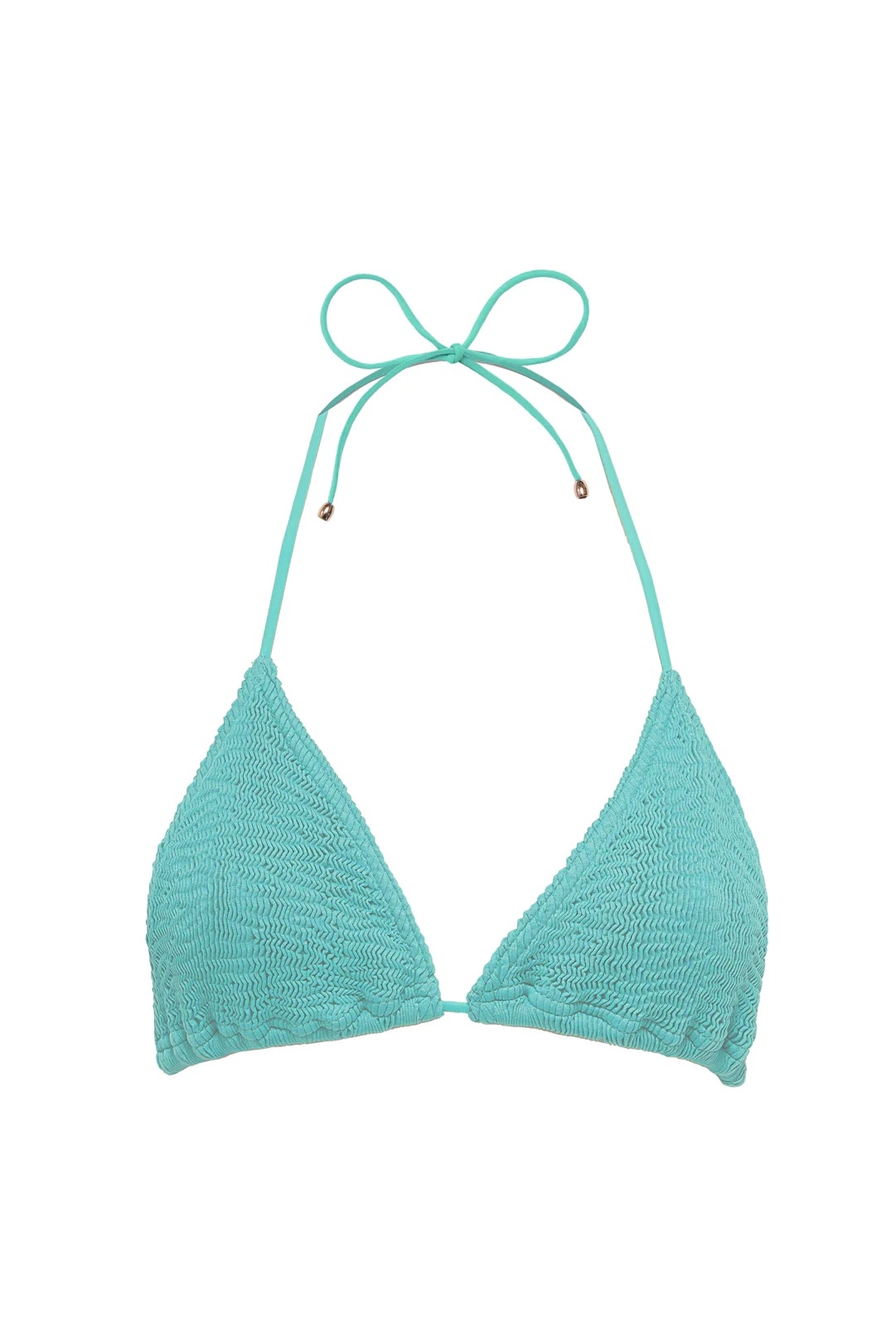CALAMOON womens vegan Top Triangle Mint Green