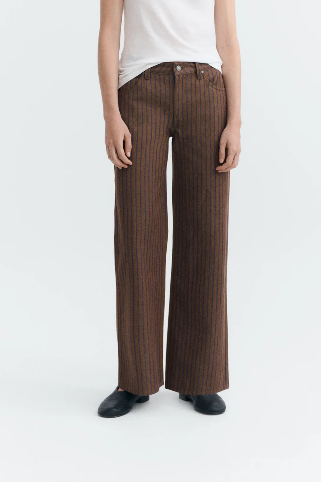 Thinking mu Damen vegan Hose Albin Stripes Kettan