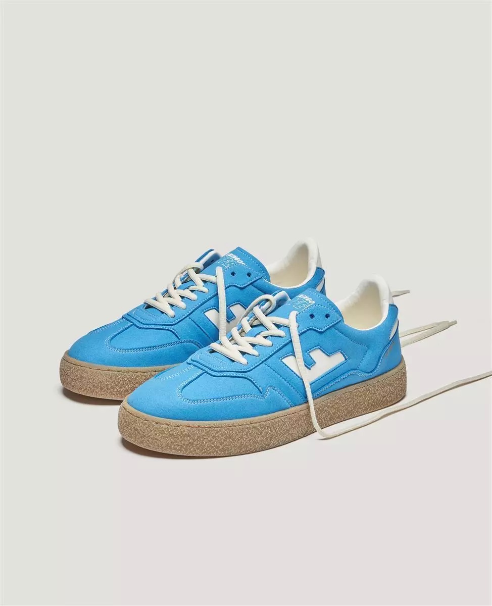 Flamingos Life men vegan Sneakers Burela Bold Elements Water Blue
