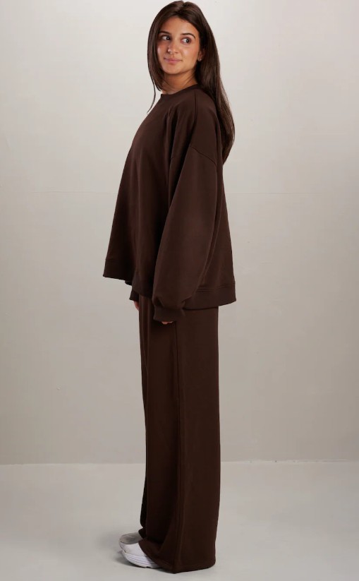 SEAAV womens vegan Lounge Set Dune Coffee Bean