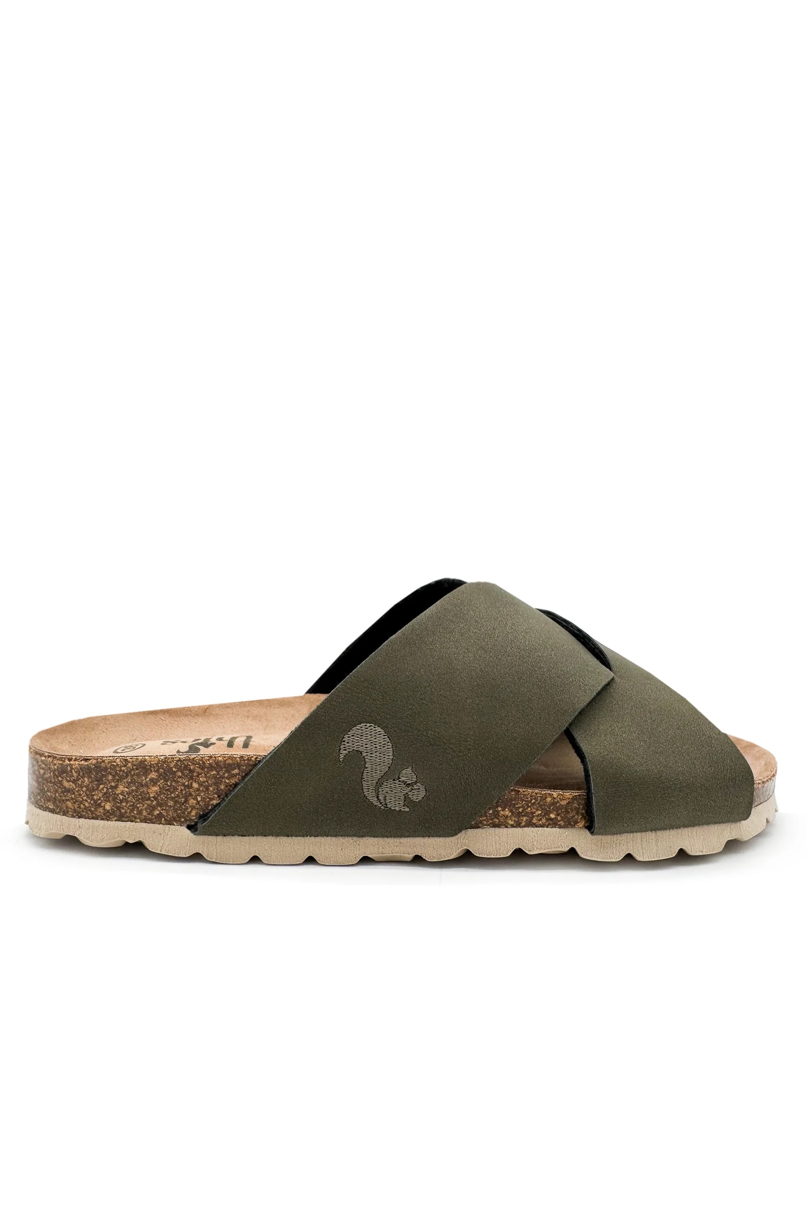 Image of thies dames vegan Sandalen Kruis Zeewier
