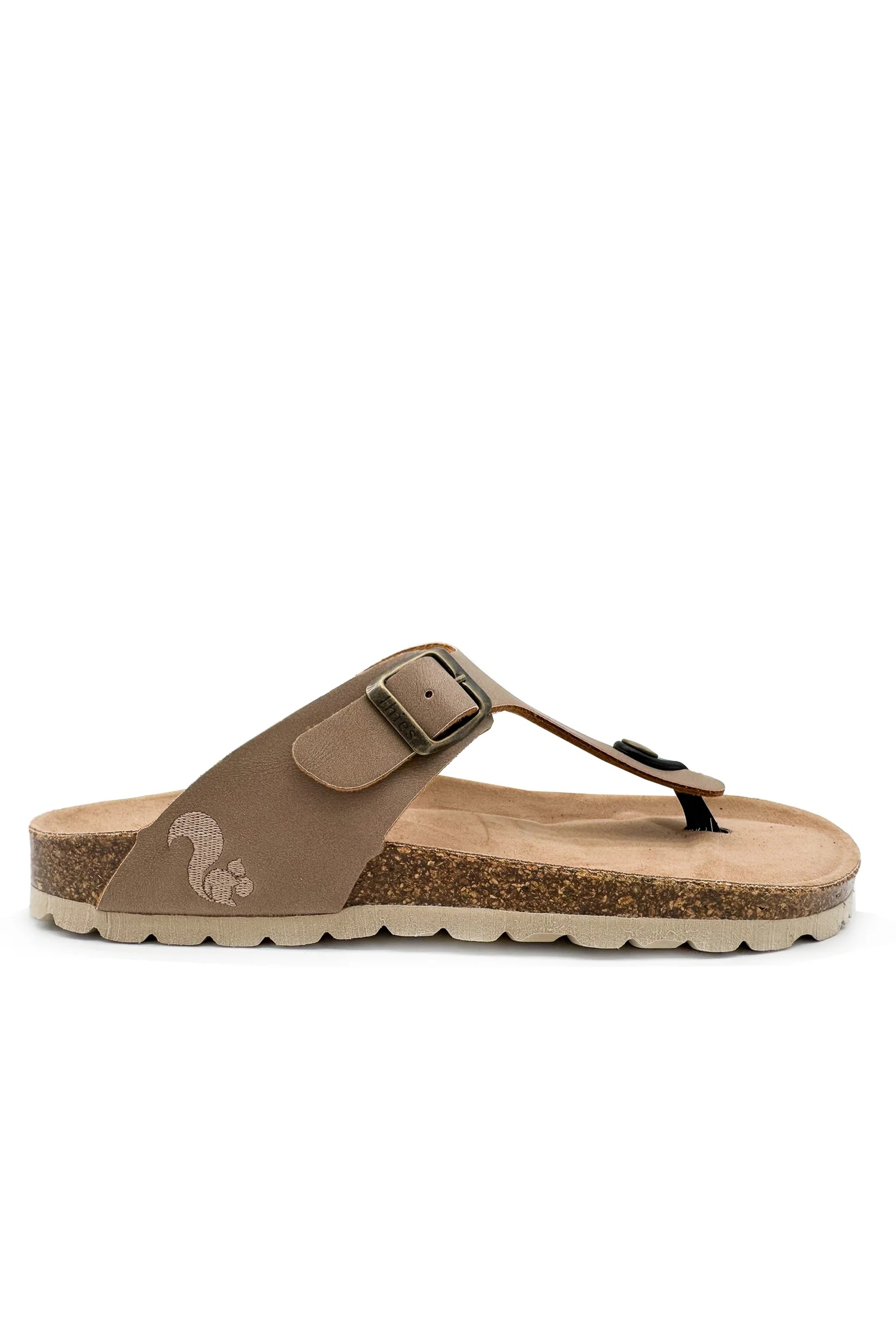 thies men vegan Sandals Thong Elephant Gray