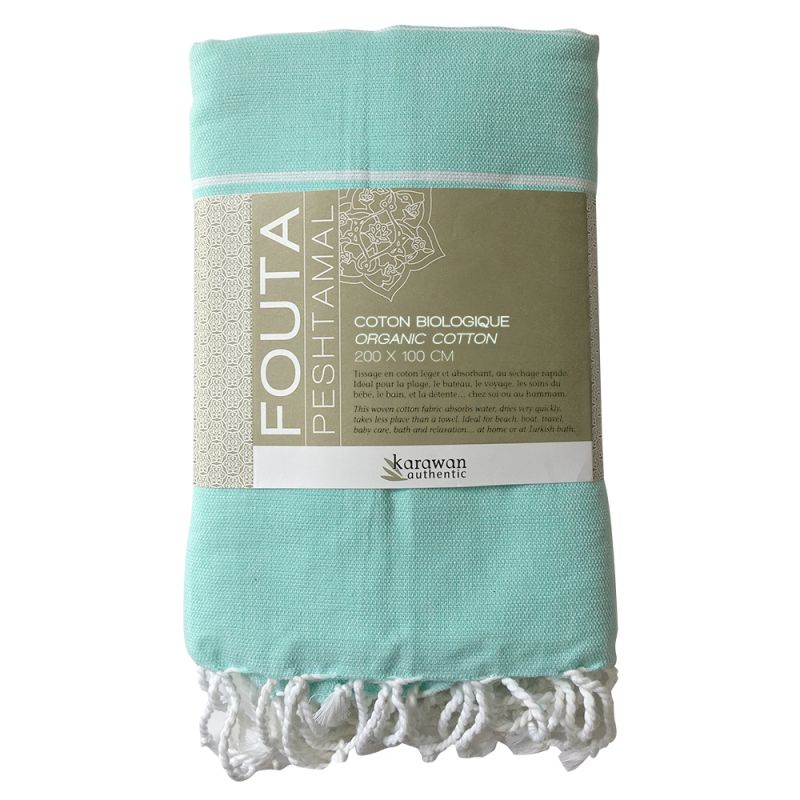 Karawan unisex vegan Towel Hammam Mint