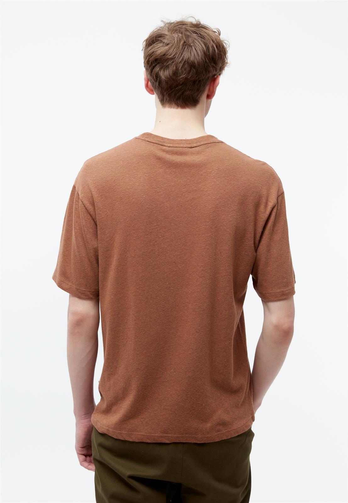 Givn men vegan T-Shirt Lasse Pecan Brown