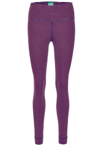 nice to meet me Damen vegan Leggings Essential Dye Violett