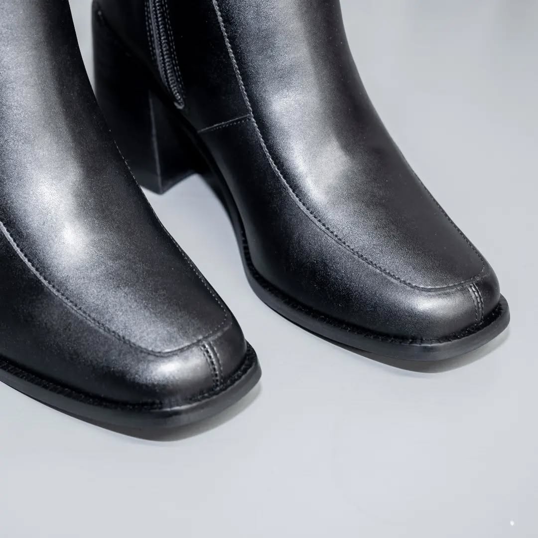 Green Laces men vegan Boots Linnea Black