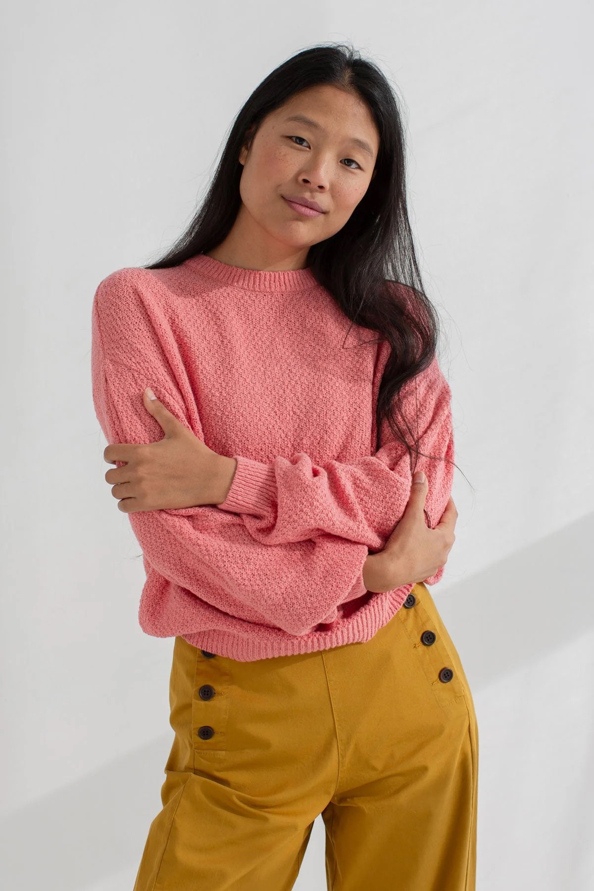 TWOTHIRDS Damen vegan Pullover Llombards Rosa